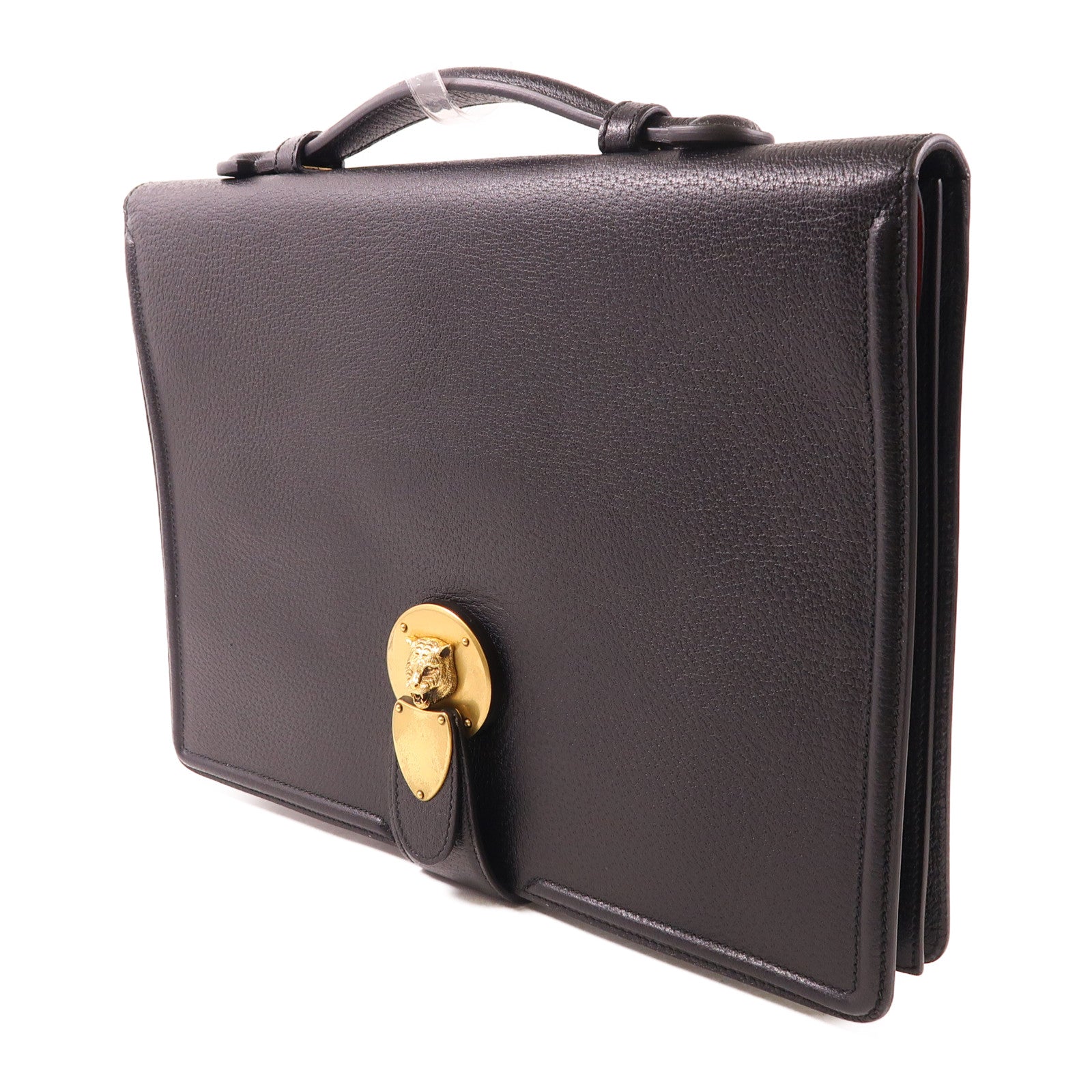 GUCCI 牛皮皮革Business Bag金扣公事包