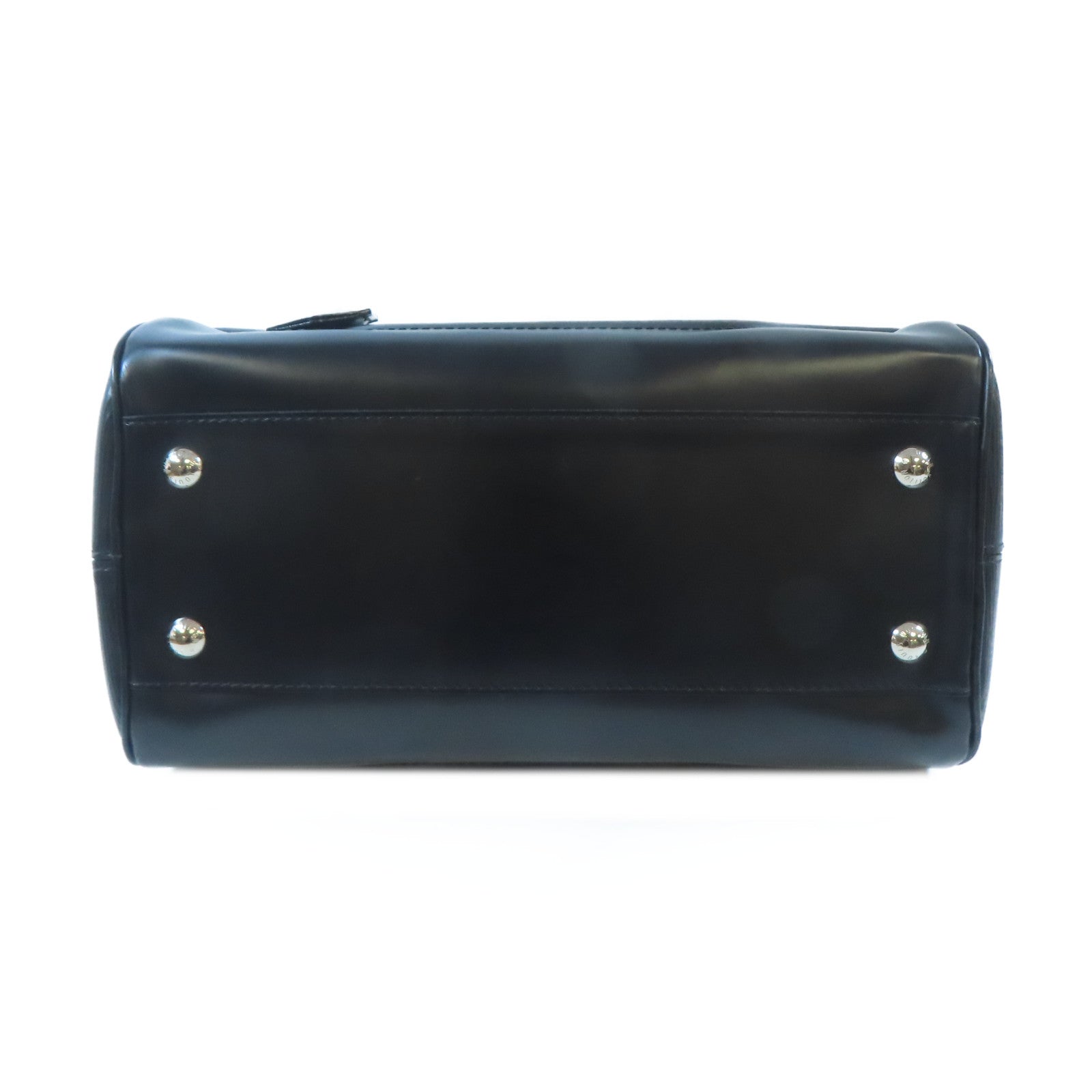 LOUIS VUITTON Epi Bowling Montaigne PM銀扣手挽袋黑色