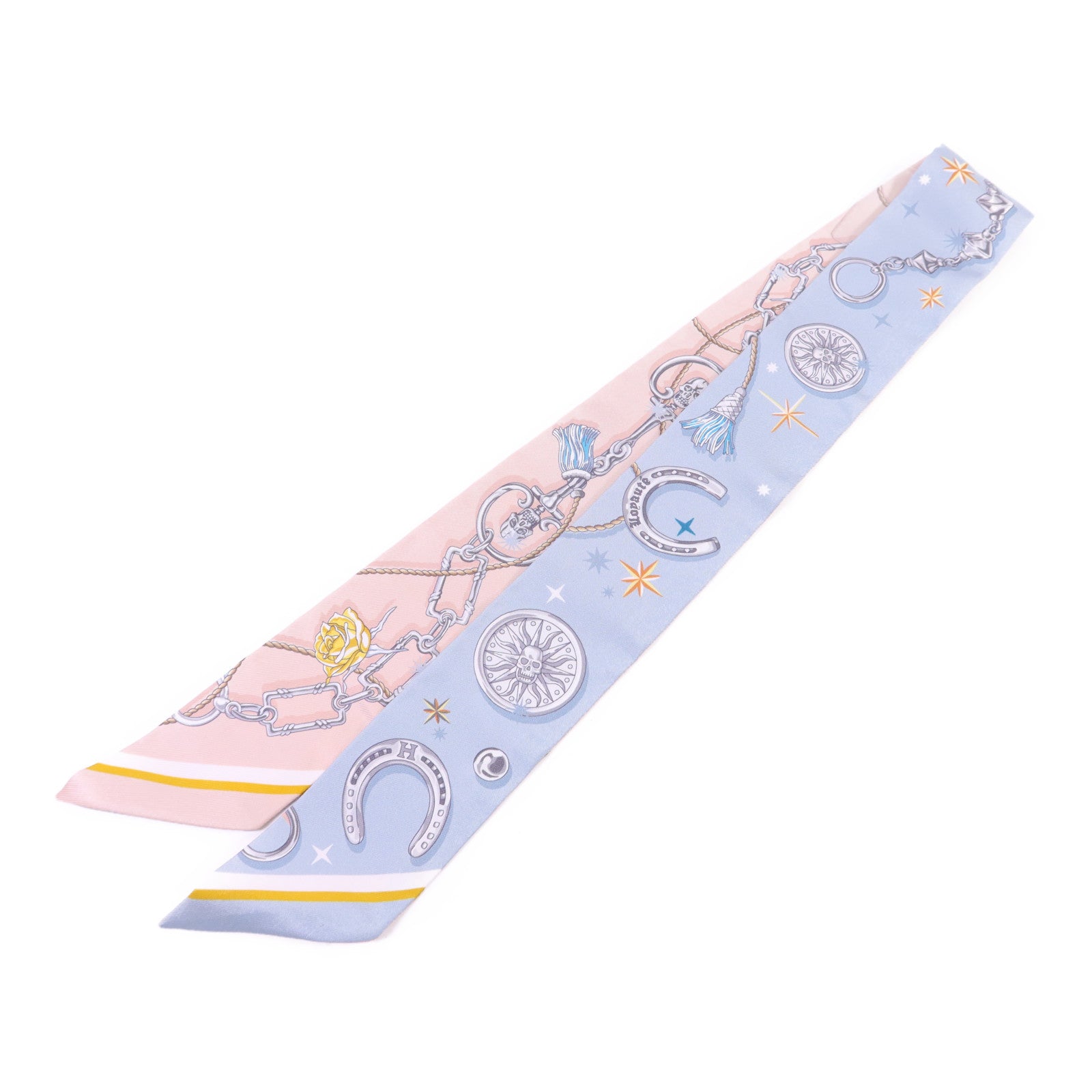 HERMES 絲質Twilly絲巾