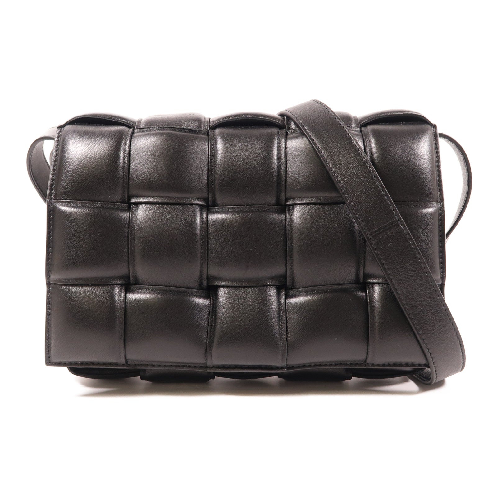BOTTEGA VENETA 羊皮皮革Padded Cassette金扣肩背袋