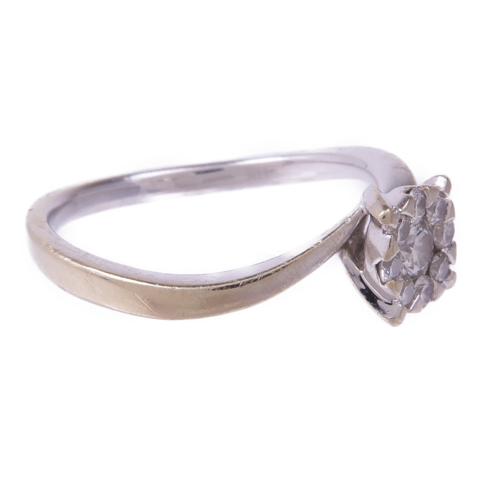JEWELRY 18K白金Diamond Ring鑽石戒指US#7.5