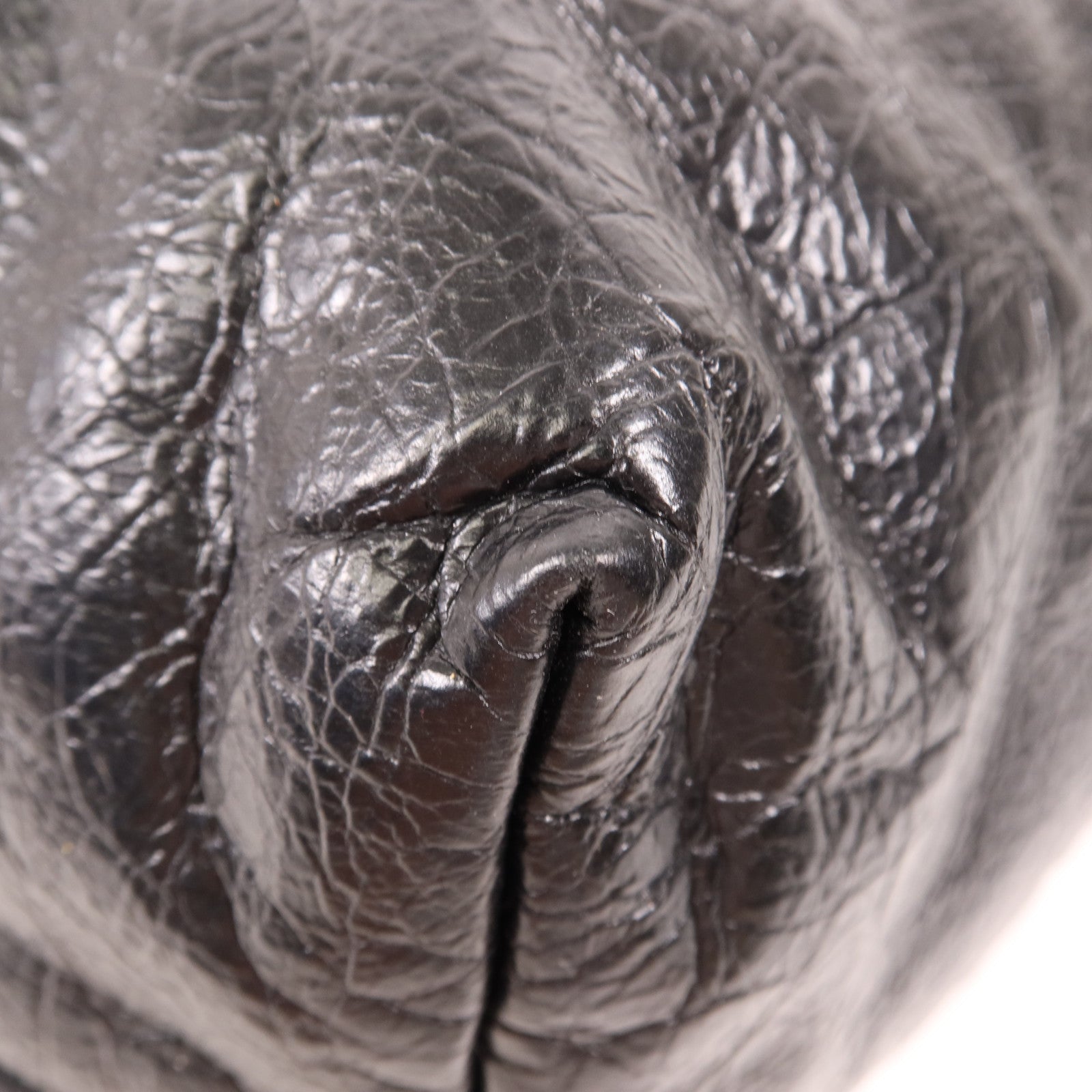 BALENCIAGA 牛皮皮革Shoulder Bag銀扣肩背袋