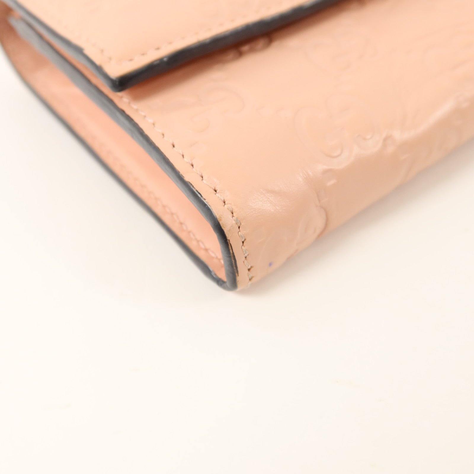 GUCCI 牛皮皮革Guccissima Long Wallet長錢包