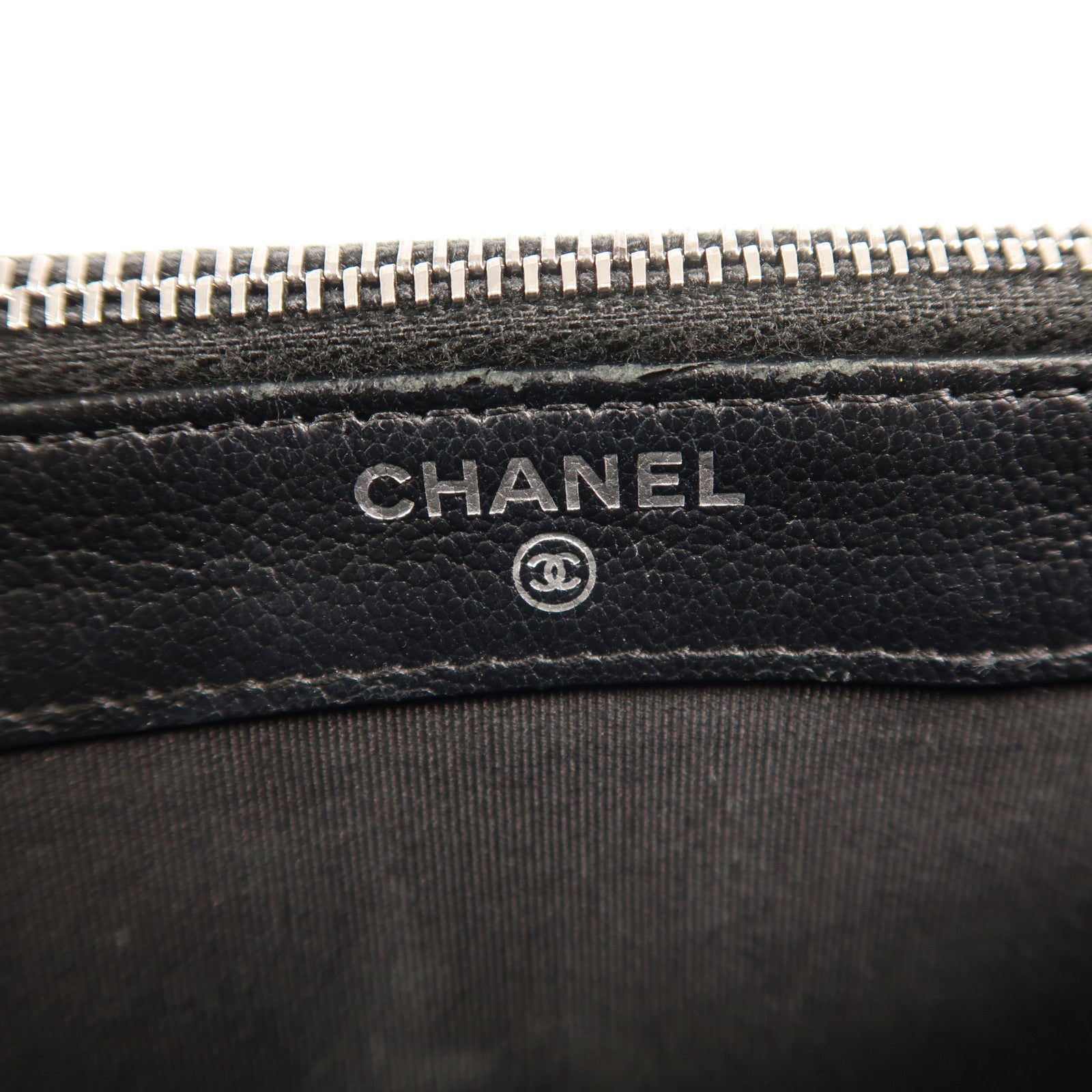 CHANEL 牛皮皮革Gabrielle Wallet On Chain鏈帶肩背袋