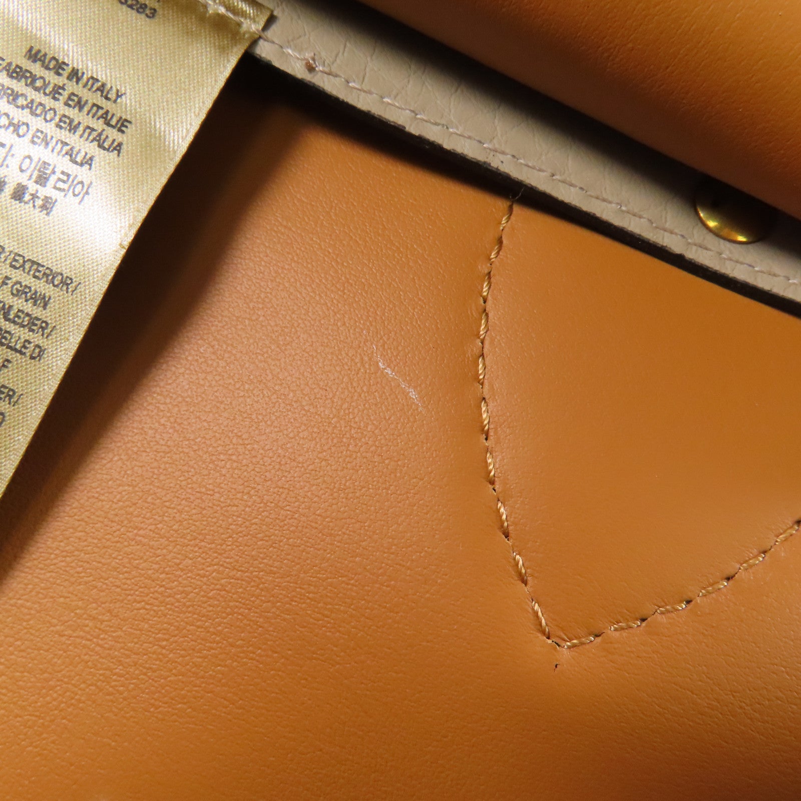 BURBERRY 【激減優惠】牛皮皮革2 Way Bag金扣手挽肩背兩用袋