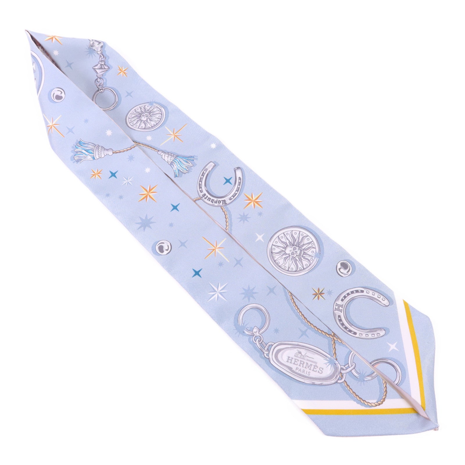 HERMES 絲質Twilly絲巾