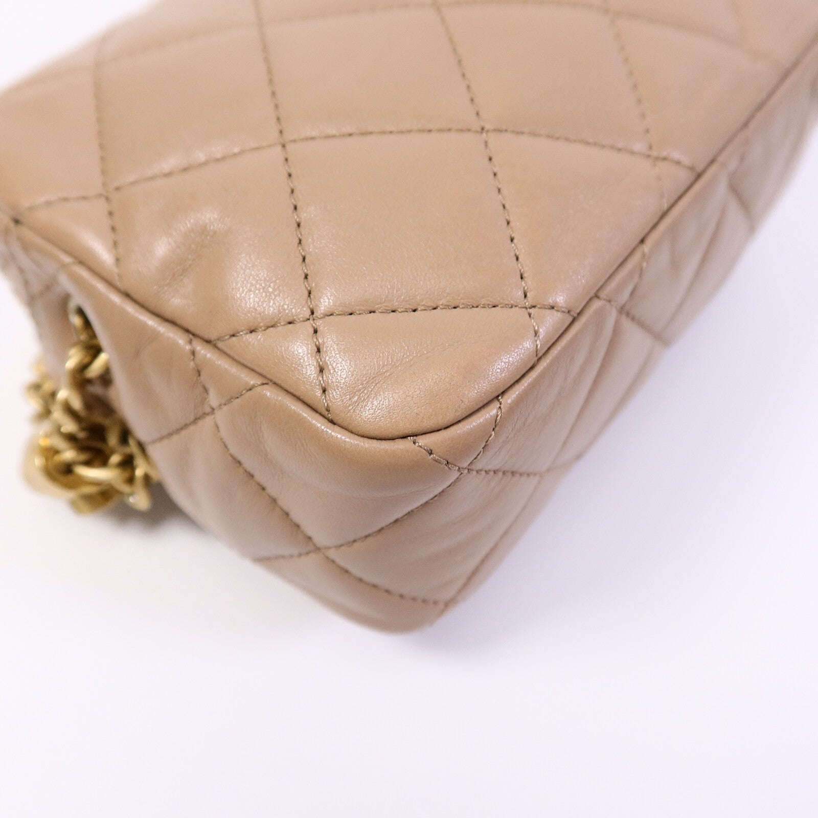 CHANEL 羊皮皮革Chain Shoulder Bag鏈帶肩背袋