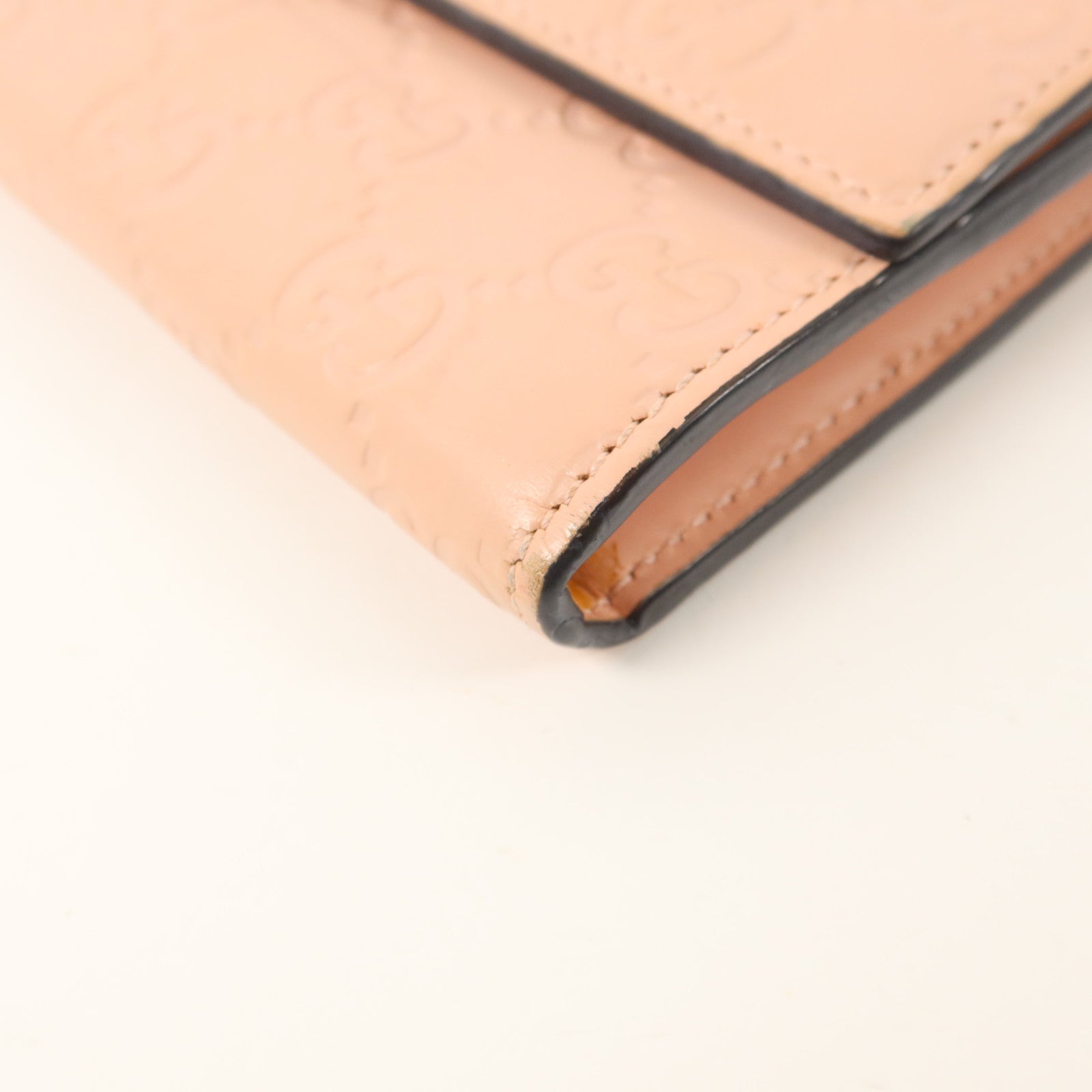 GUCCI 牛皮皮革Guccissima Long Wallet長錢包