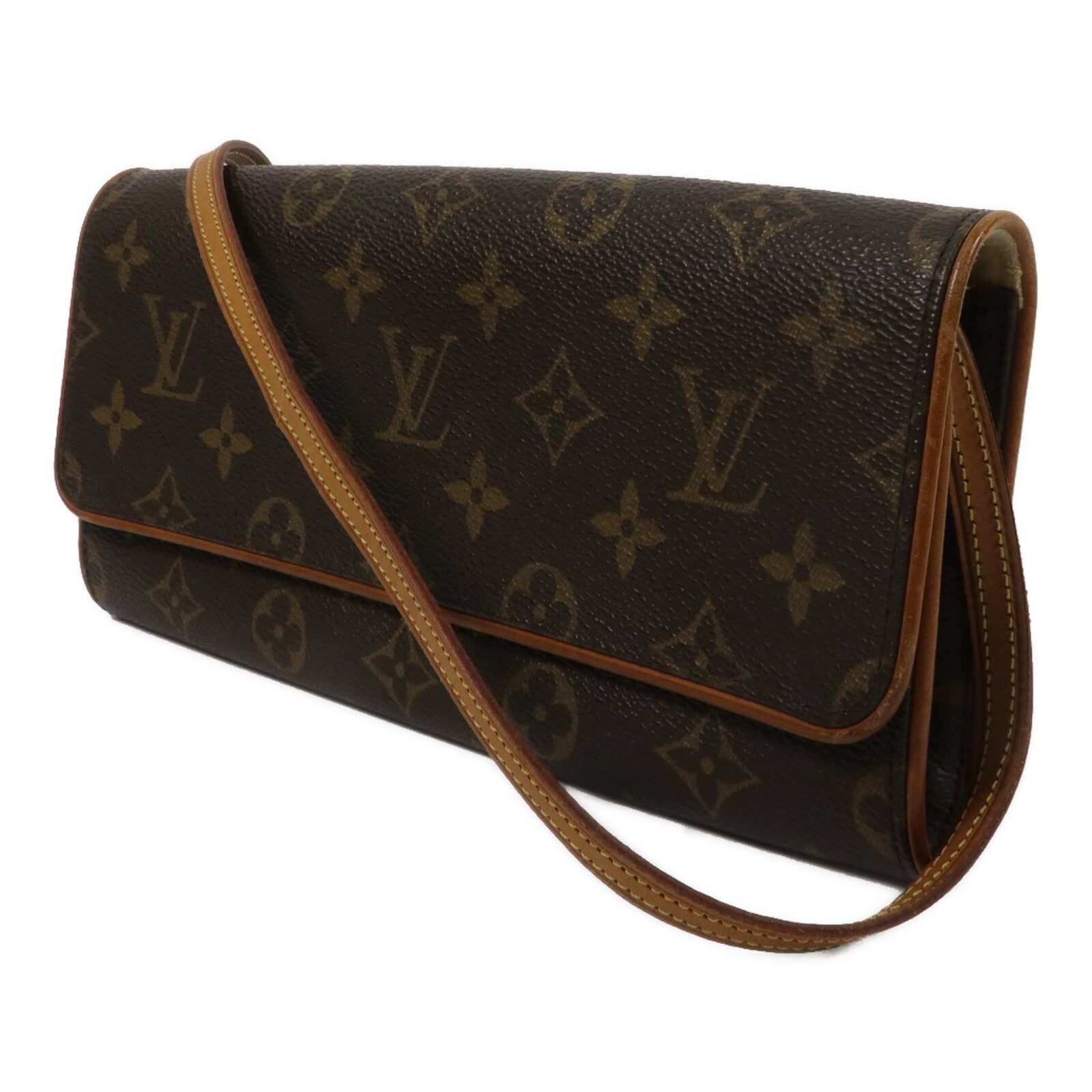 LOUIS VUITTON Monogram Pochette Twin GM肩背袋