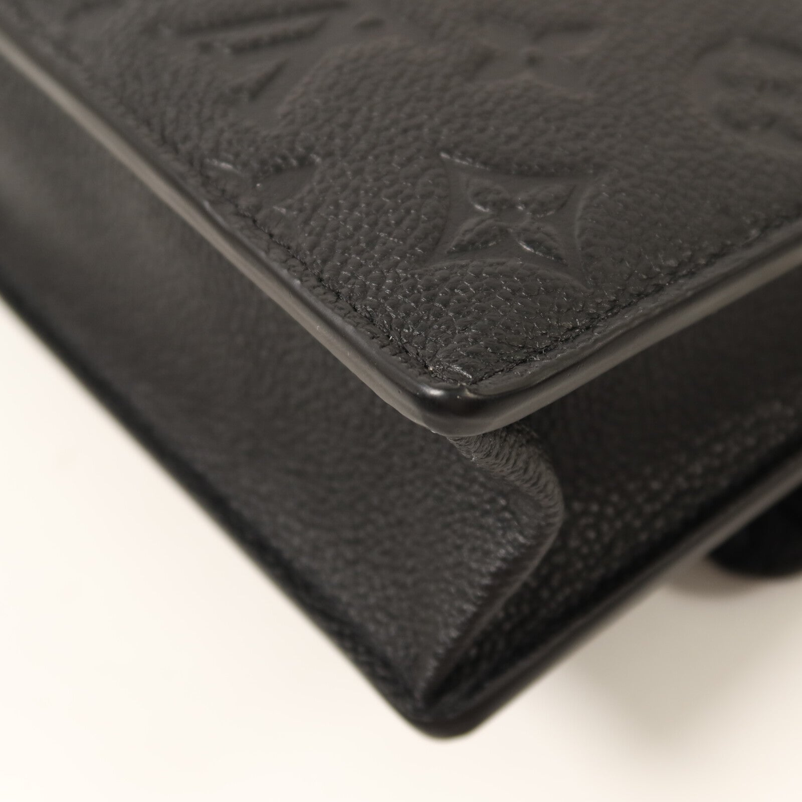 LOUIS VUITTON Monogram Empreinte Vavin Chain Wallet金扣鏈帶肩背袋