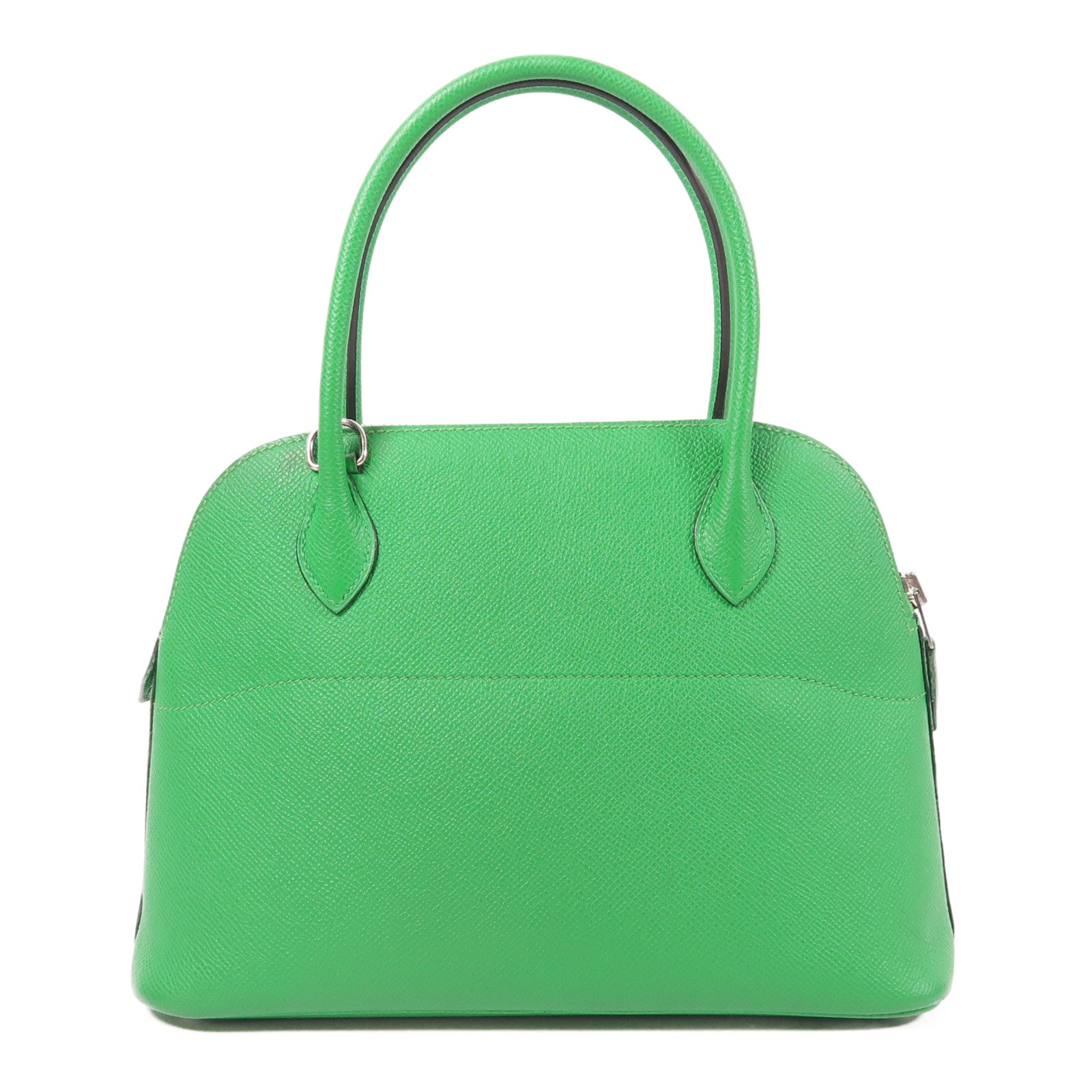 HERMES Epsom皮革Bolide 27銀扣手挽肩背兩用袋1K Bambou