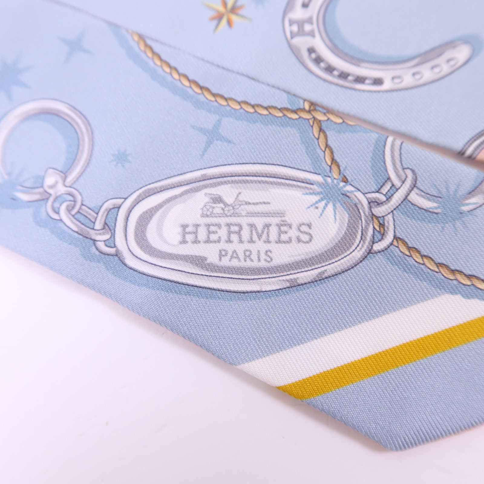 HERMES 絲質Twilly絲巾