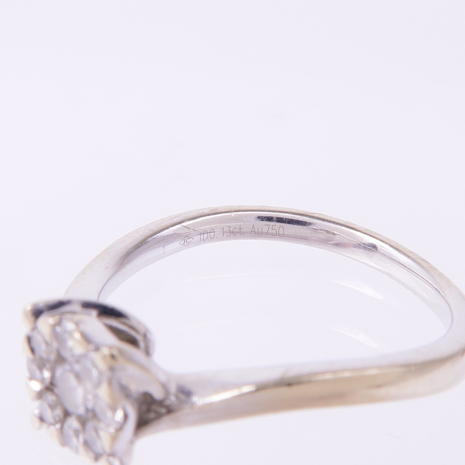 JEWELRY 18K白金Diamond Ring鑽石戒指US#7.5