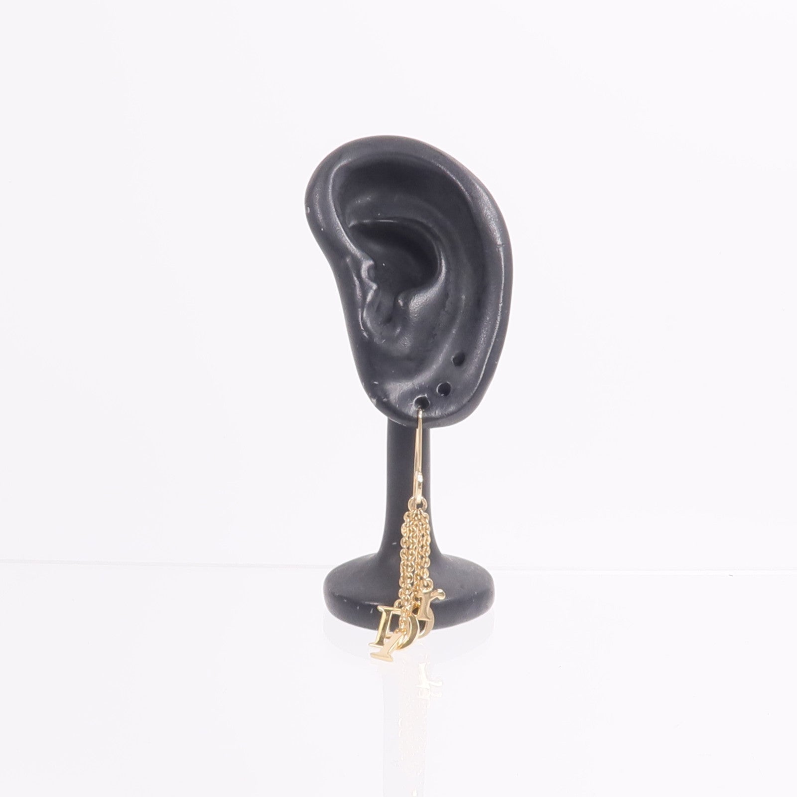Dior 金屬Logo Earrings耳環