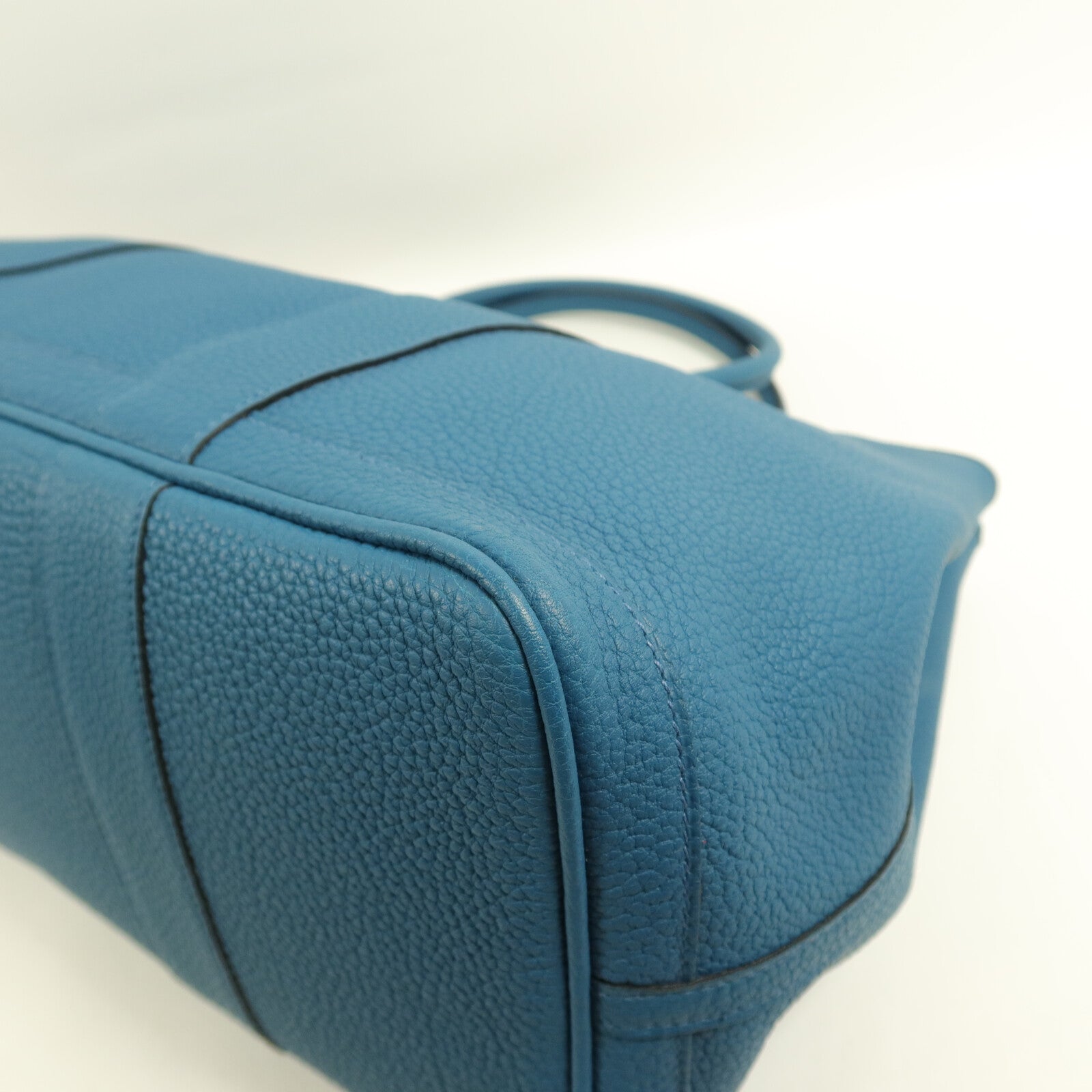 HERMES Negonda皮革Garden Party PM手挽袋Cobalt