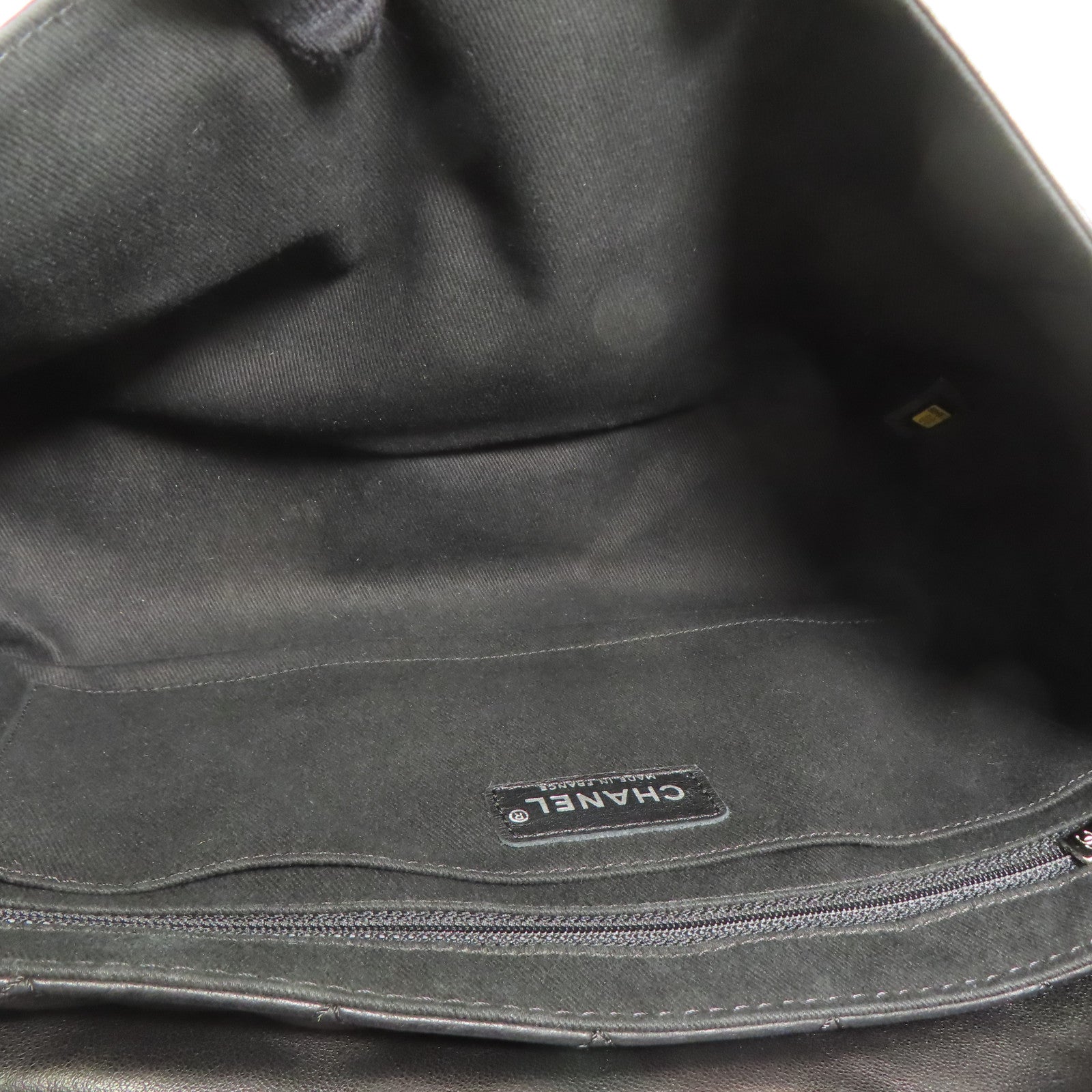 CHANEL 羊皮皮革Shoulder Bag銀扣鏈帶肩背袋