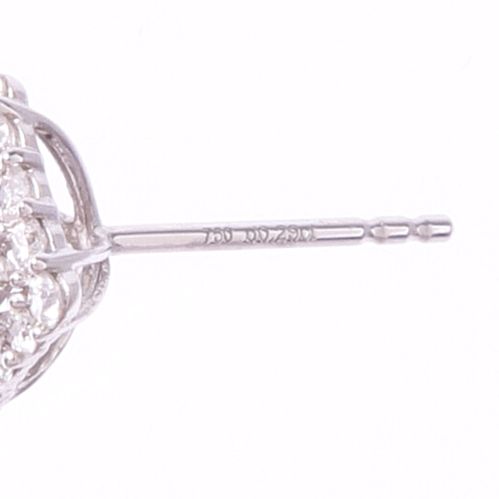 JEWELRY 18K白金Diamond Earrings鑽石耳環