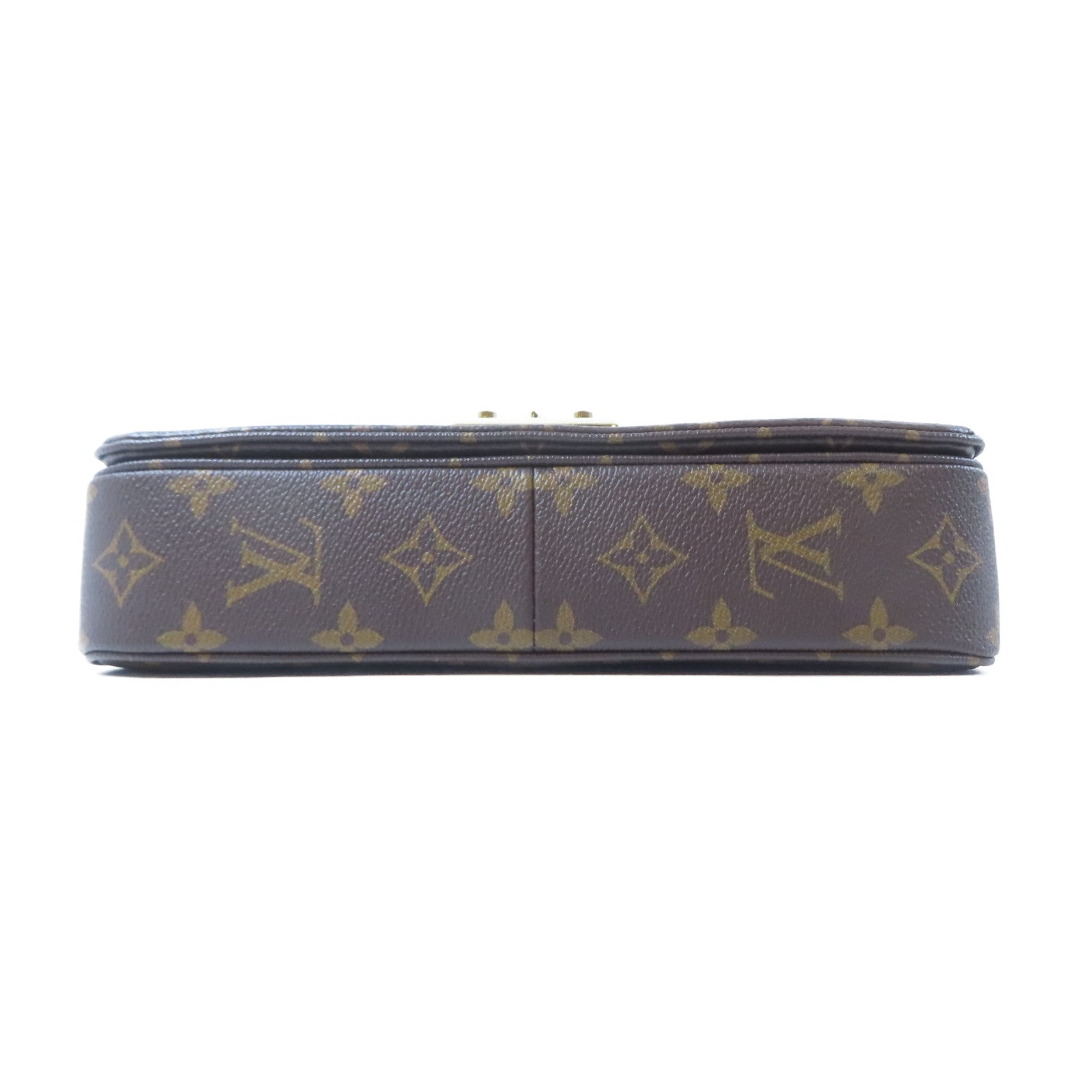 LOUIS VUITTON Monogram Marceau Shoulder Bag金扣鏈帶肩背袋啡色