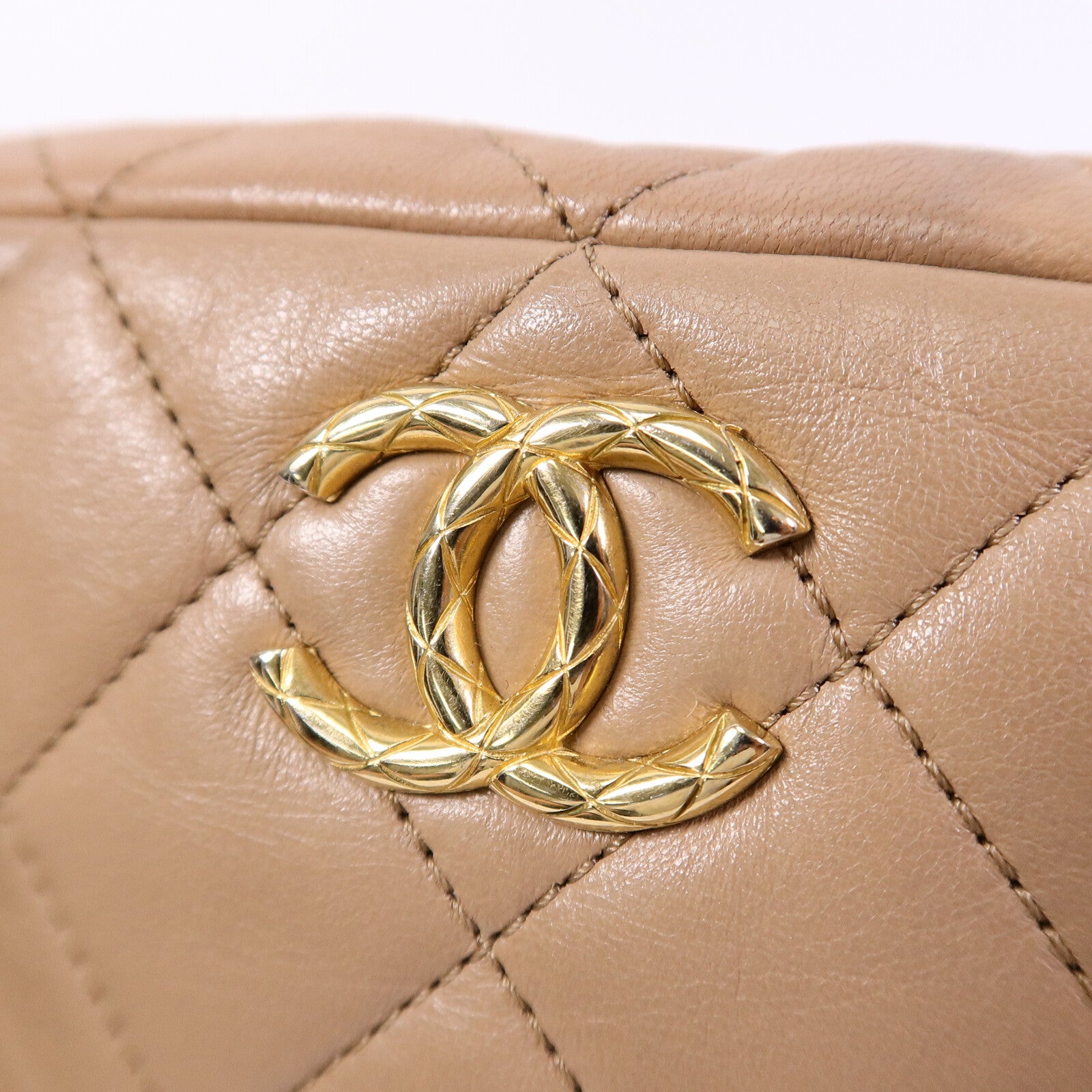 CHANEL 羊皮皮革Chain Shoulder Bag鏈帶肩背袋