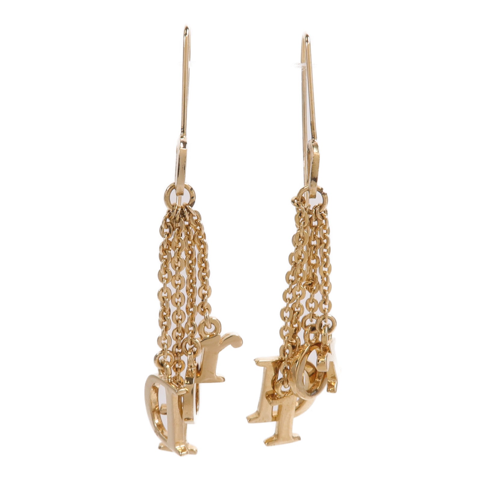 Dior 金屬Logo Earrings耳環