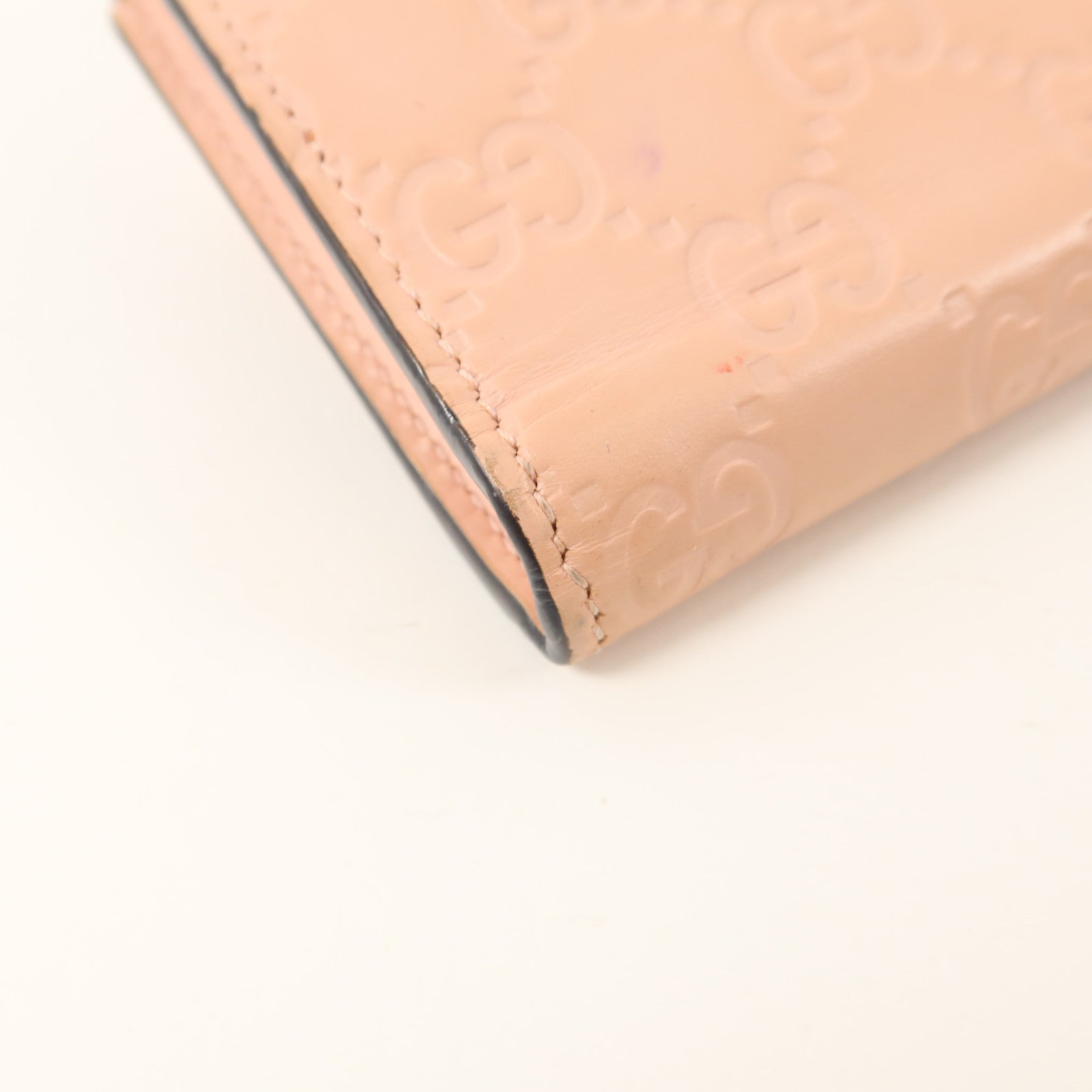 GUCCI 牛皮皮革Guccissima Long Wallet長錢包