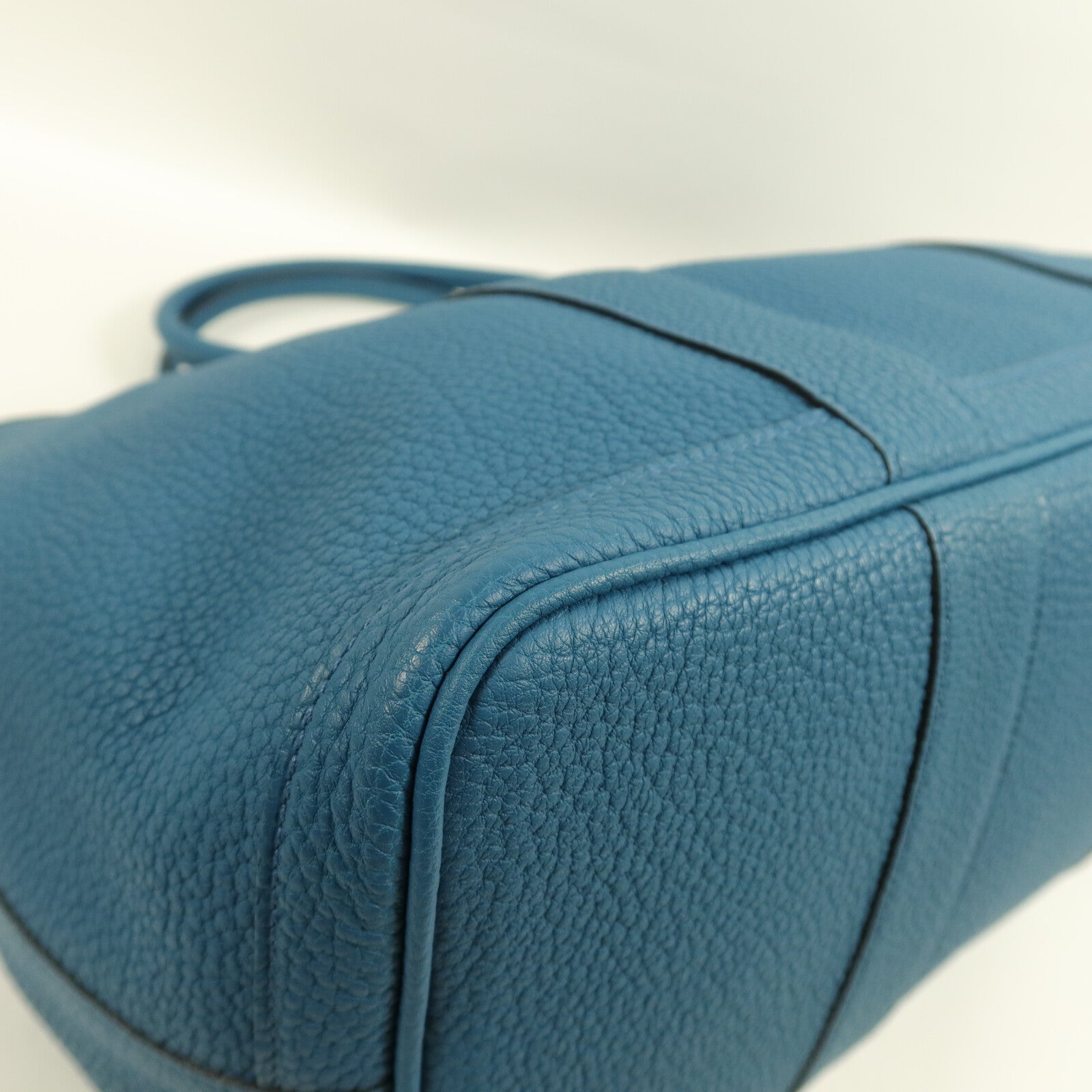 HERMES Negonda皮革Garden Party PM手挽袋Cobalt