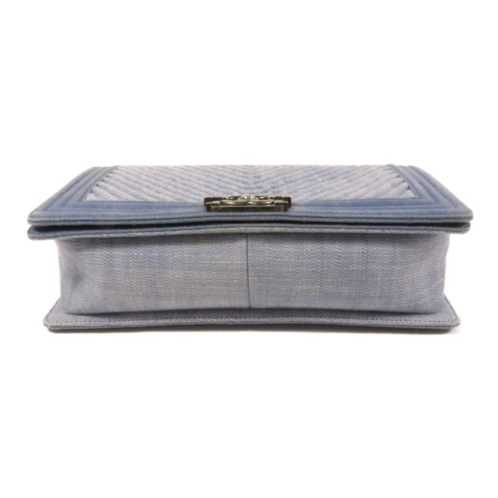 CHANEL Denim Boy 28鏈帶肩背袋