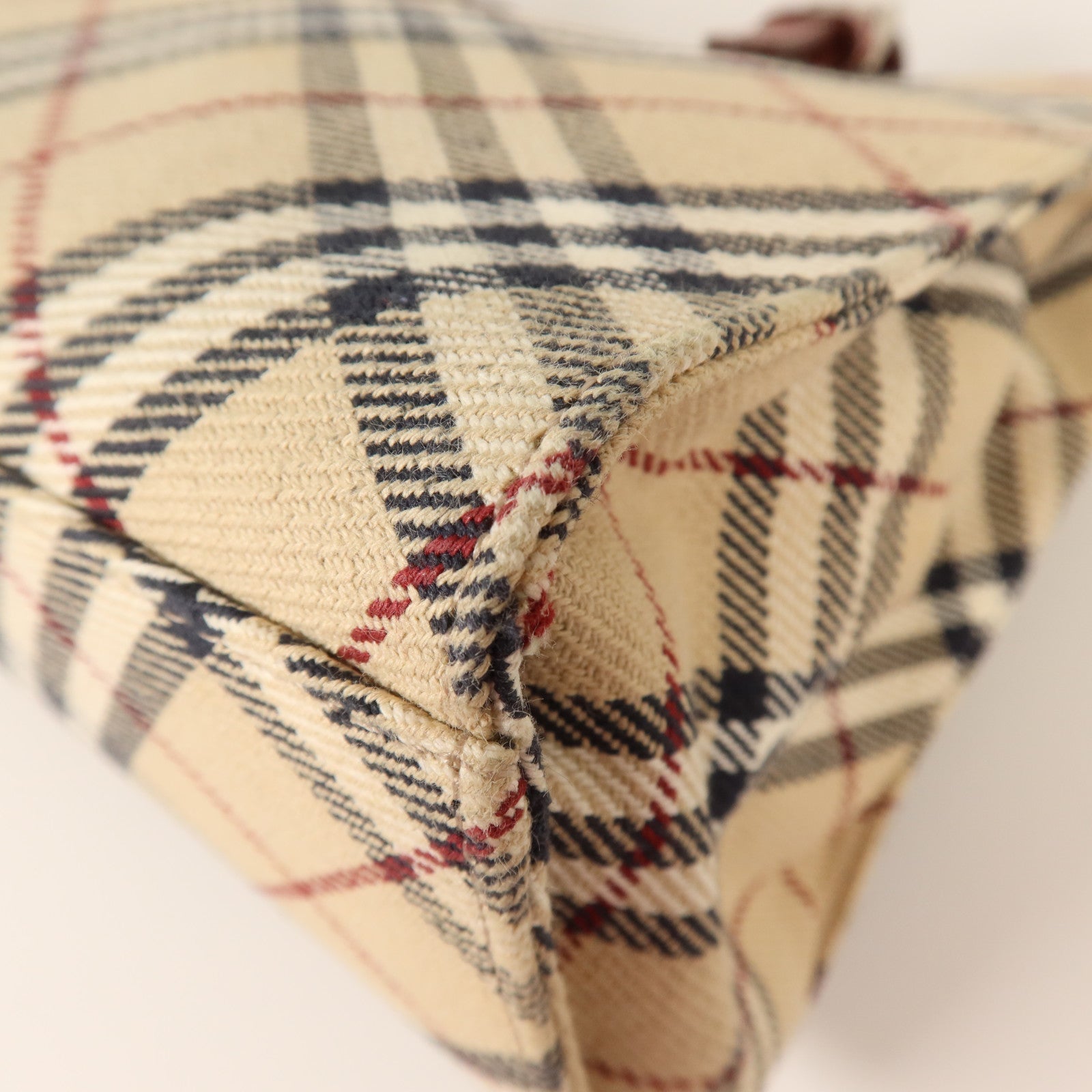 BURBERRY 帆布Tote Bag銀扣手挽袋