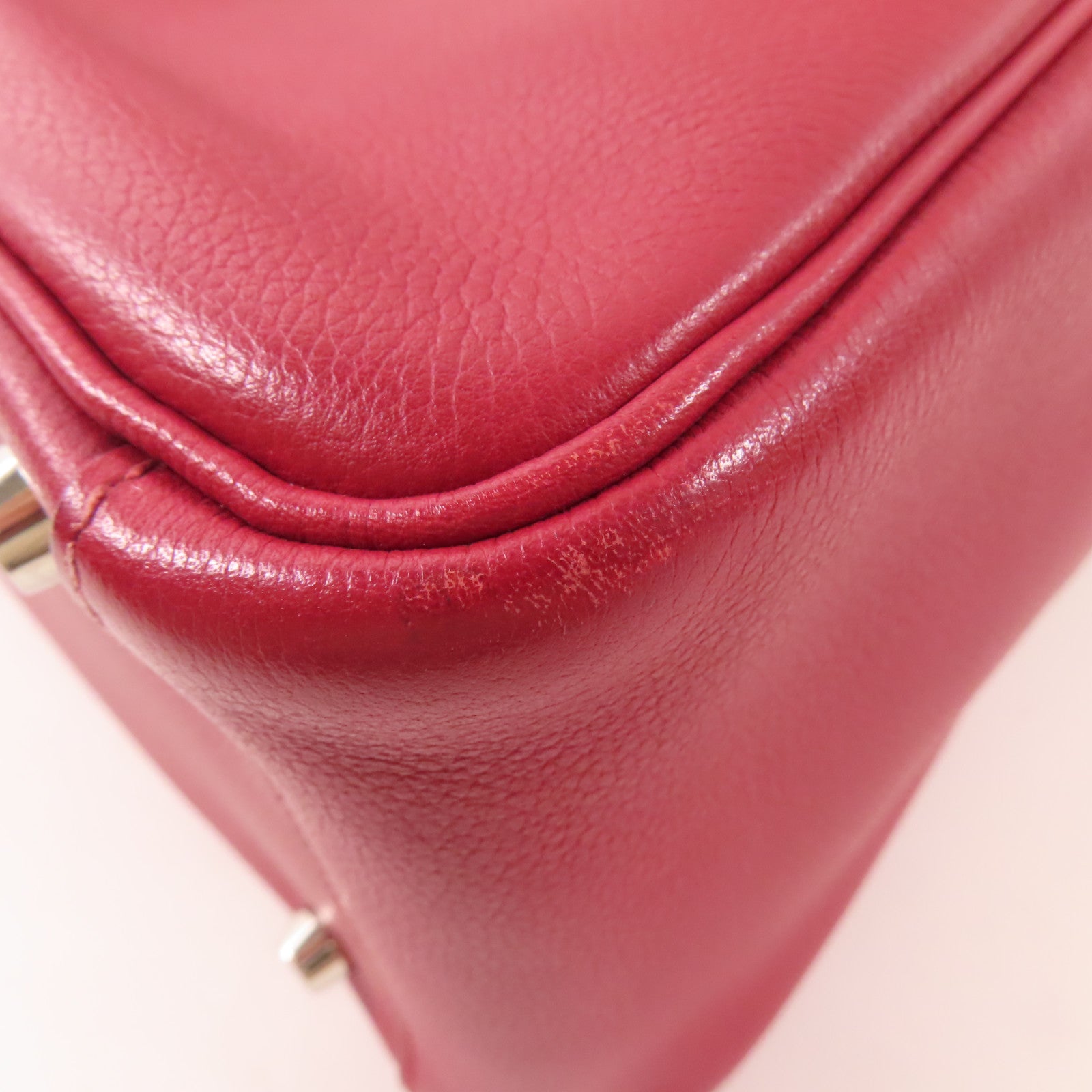 HERMES PHW Lindy 26 2 Way Bag Evercolor Leather