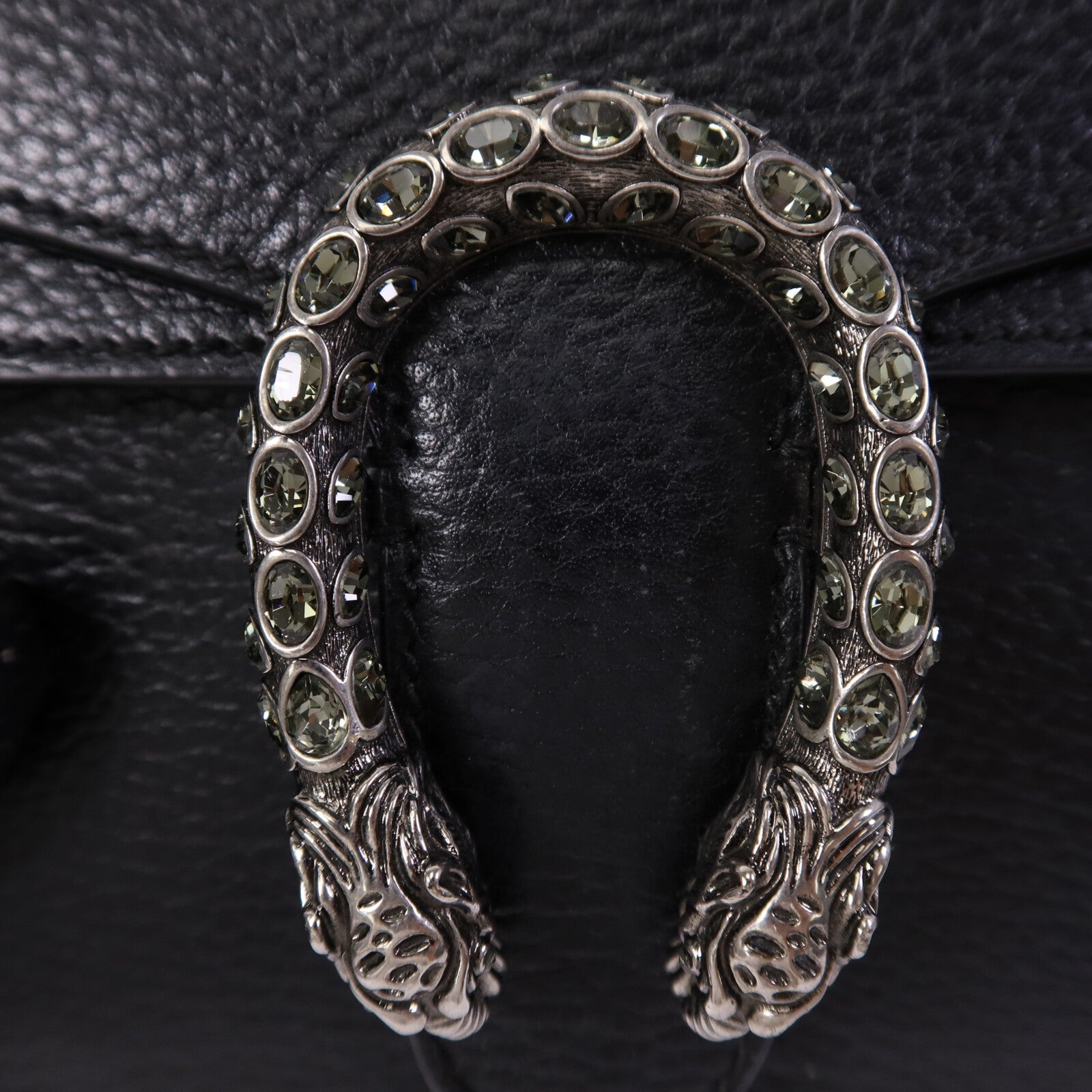 GUCCI 牛皮皮革Dionysus銀扣鏈帶肩背袋