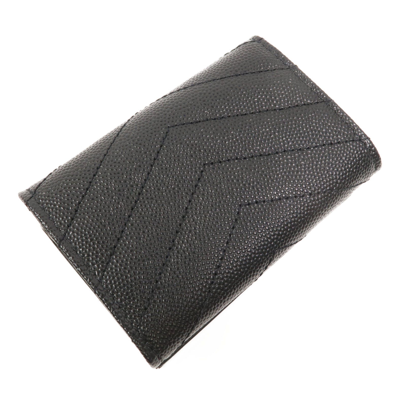 SAINT LAURENT 牛皮皮革Cassandre Matelasse Origami Tiny Wallet錢包