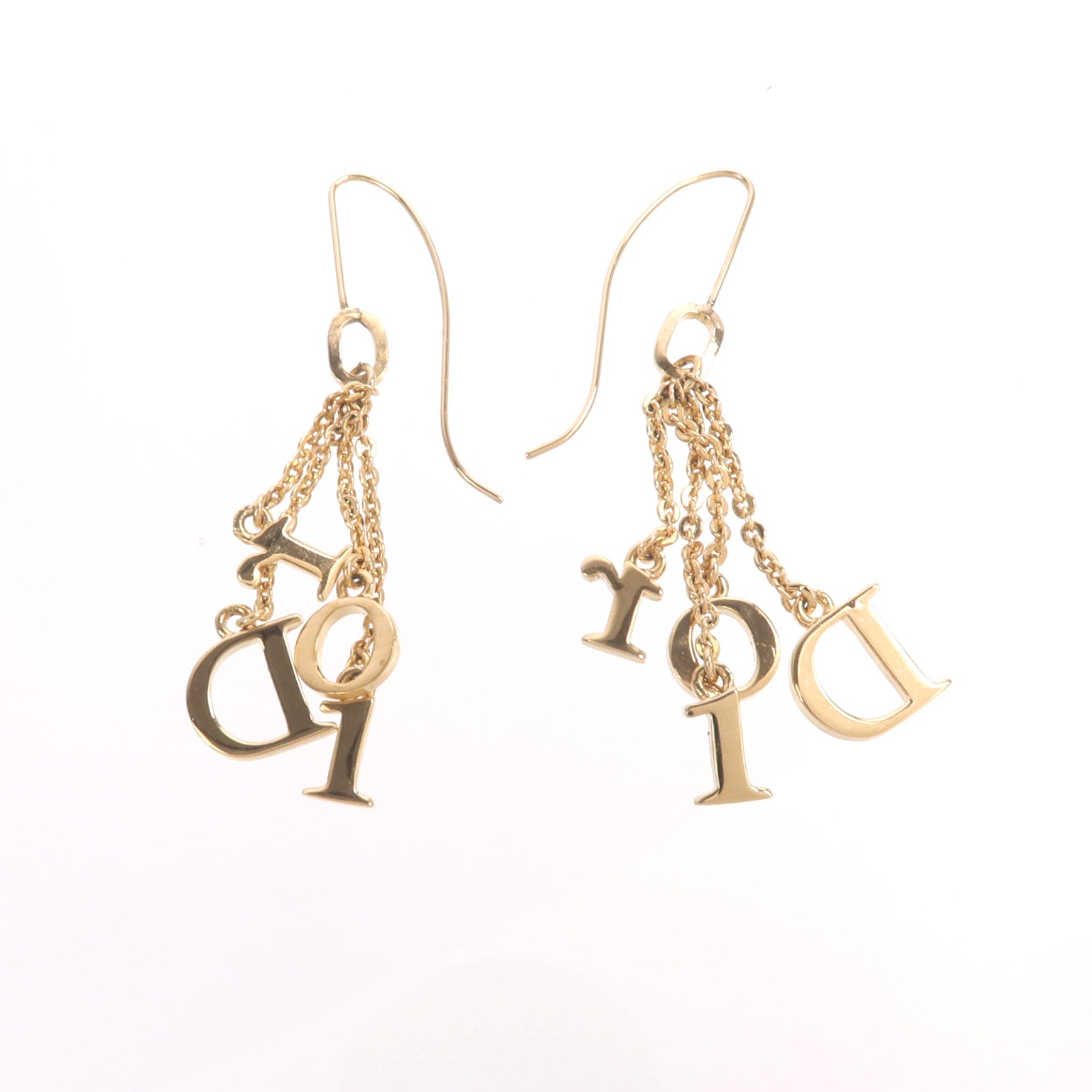 Dior 金屬Logo Earrings耳環