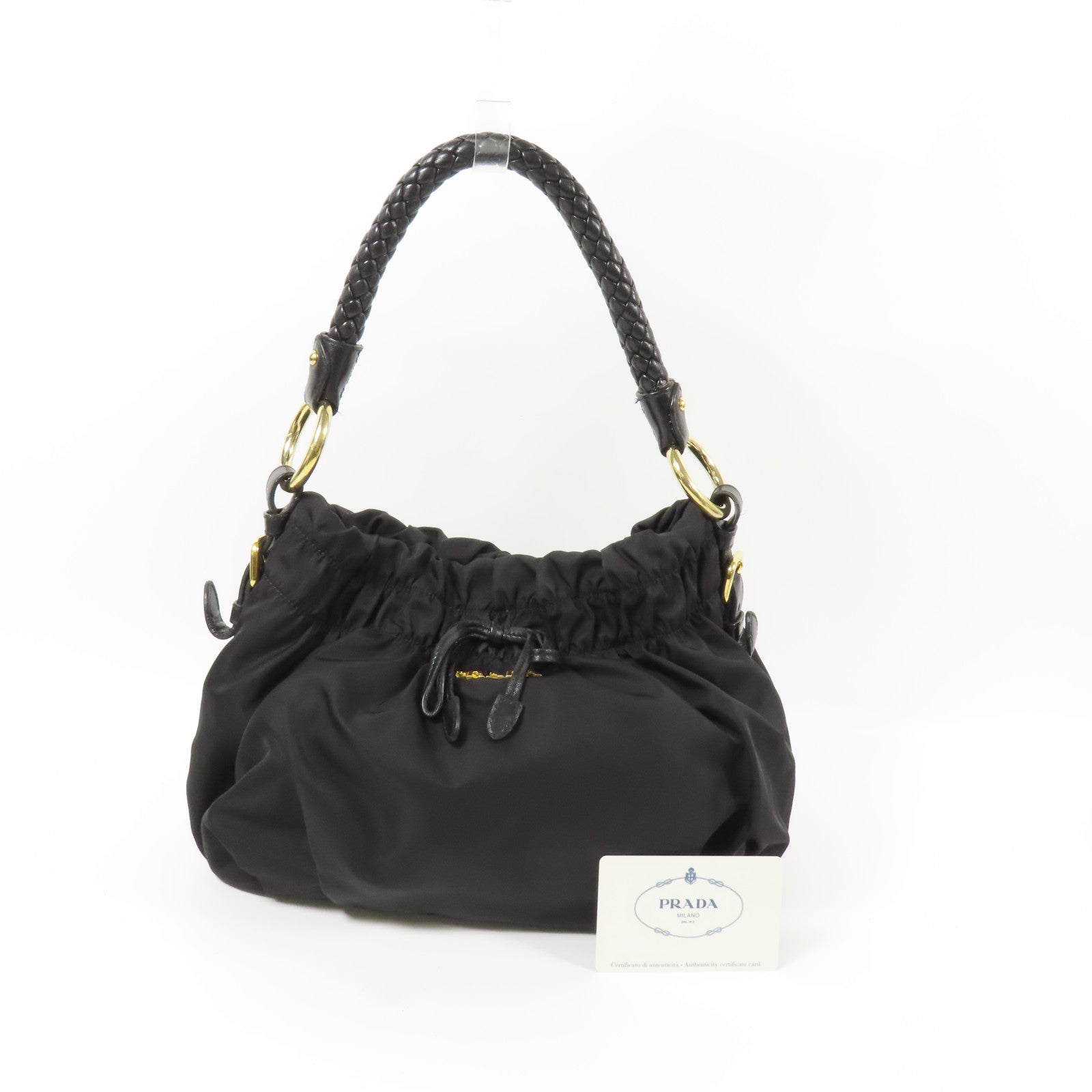 PRADA 尼龍Hand Bag金扣手挽袋
