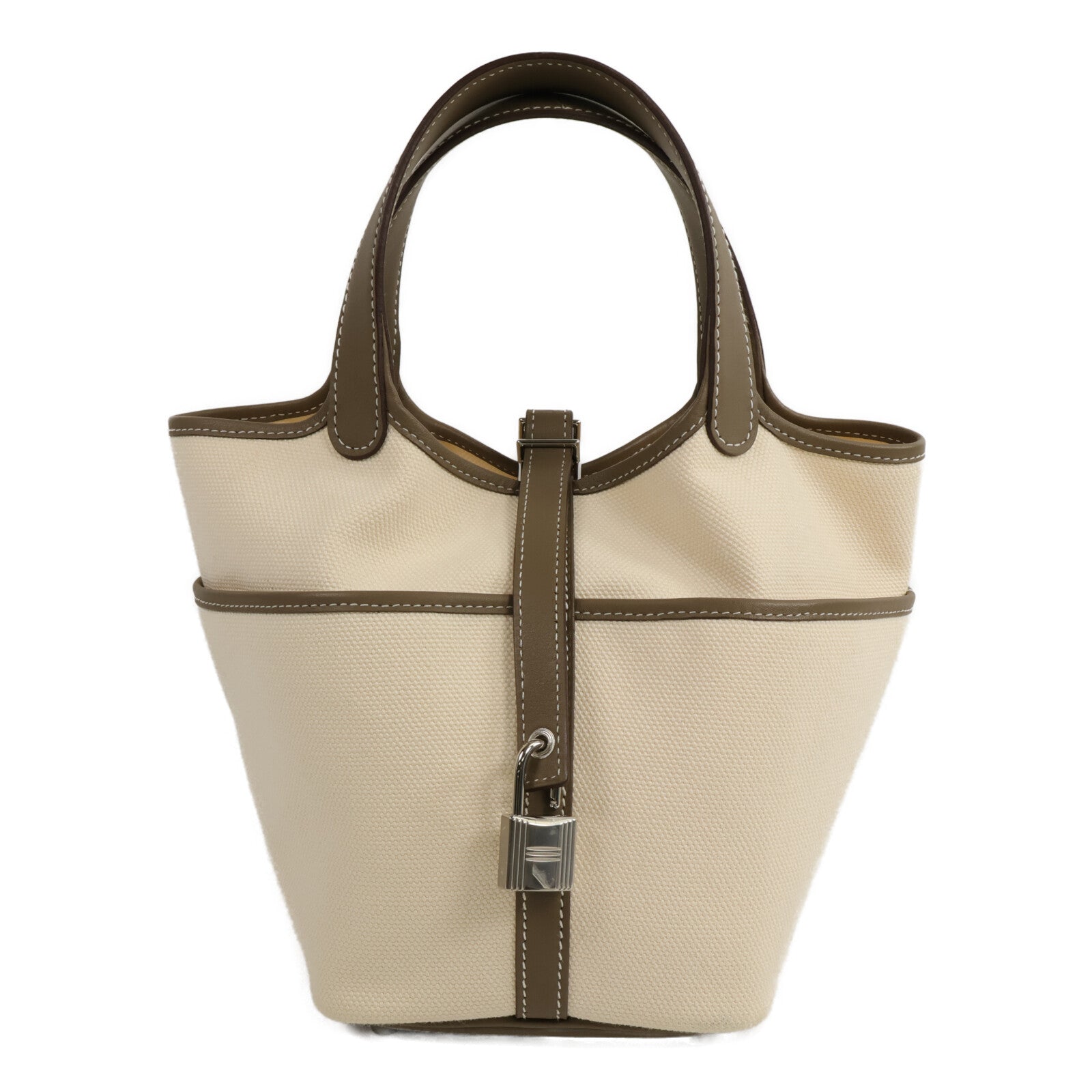 HERMES 帆布Picotin PM Cargo手挽袋