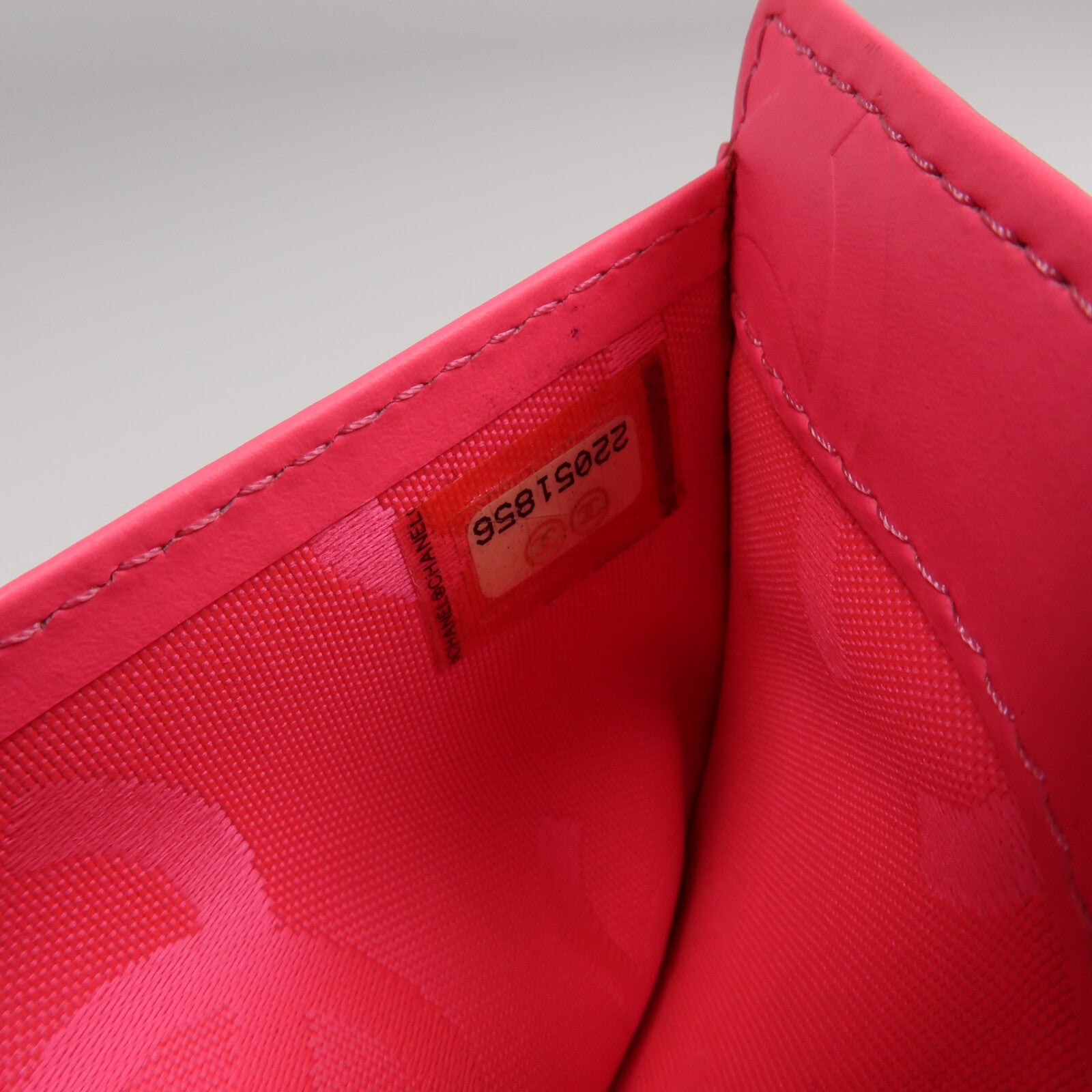 CHANEL 牛皮皮革Cambon Long Wallet銀扣長錢包