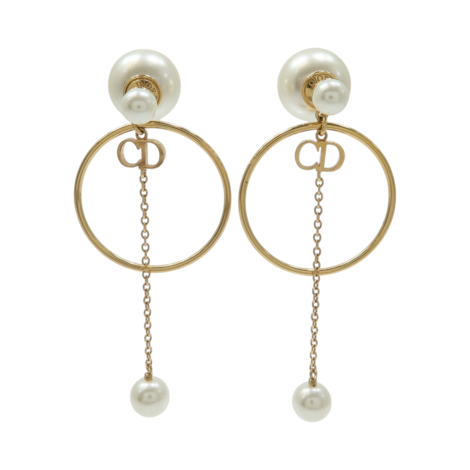 Dior PVC/金屬Dior Tribales Earrings耳環