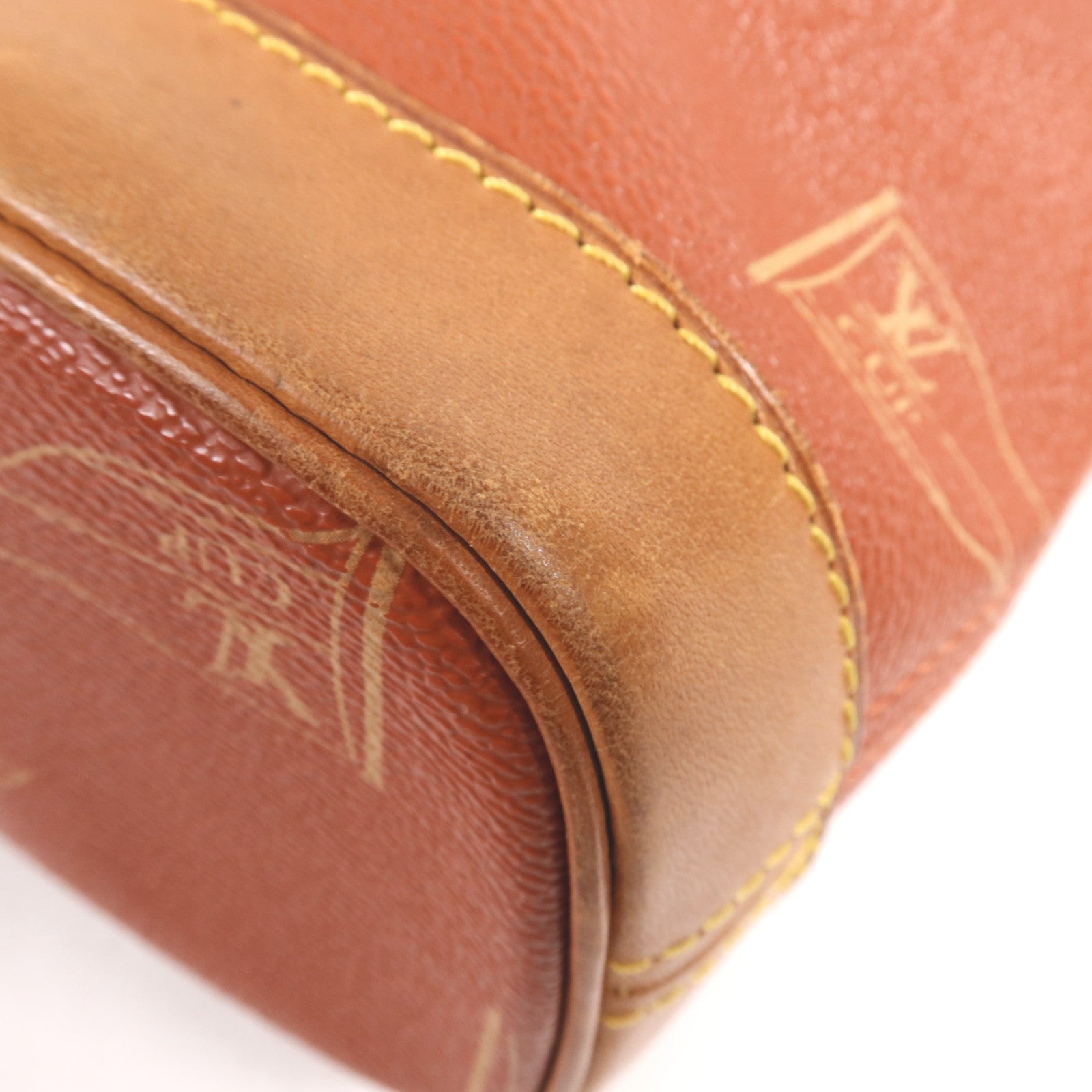 LOUIS VUITTON 塗層帆布Vintage Cup金扣肩背袋