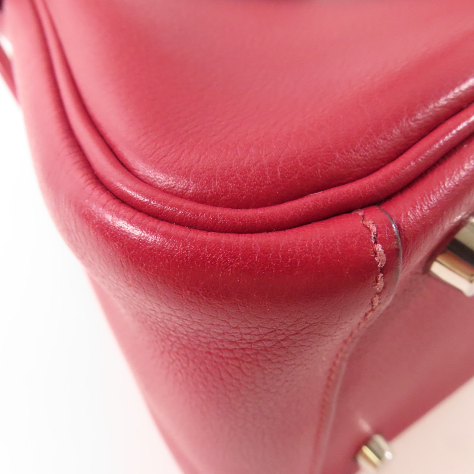 HERMES PHW Lindy 26 2 Way Bag Evercolor Leather