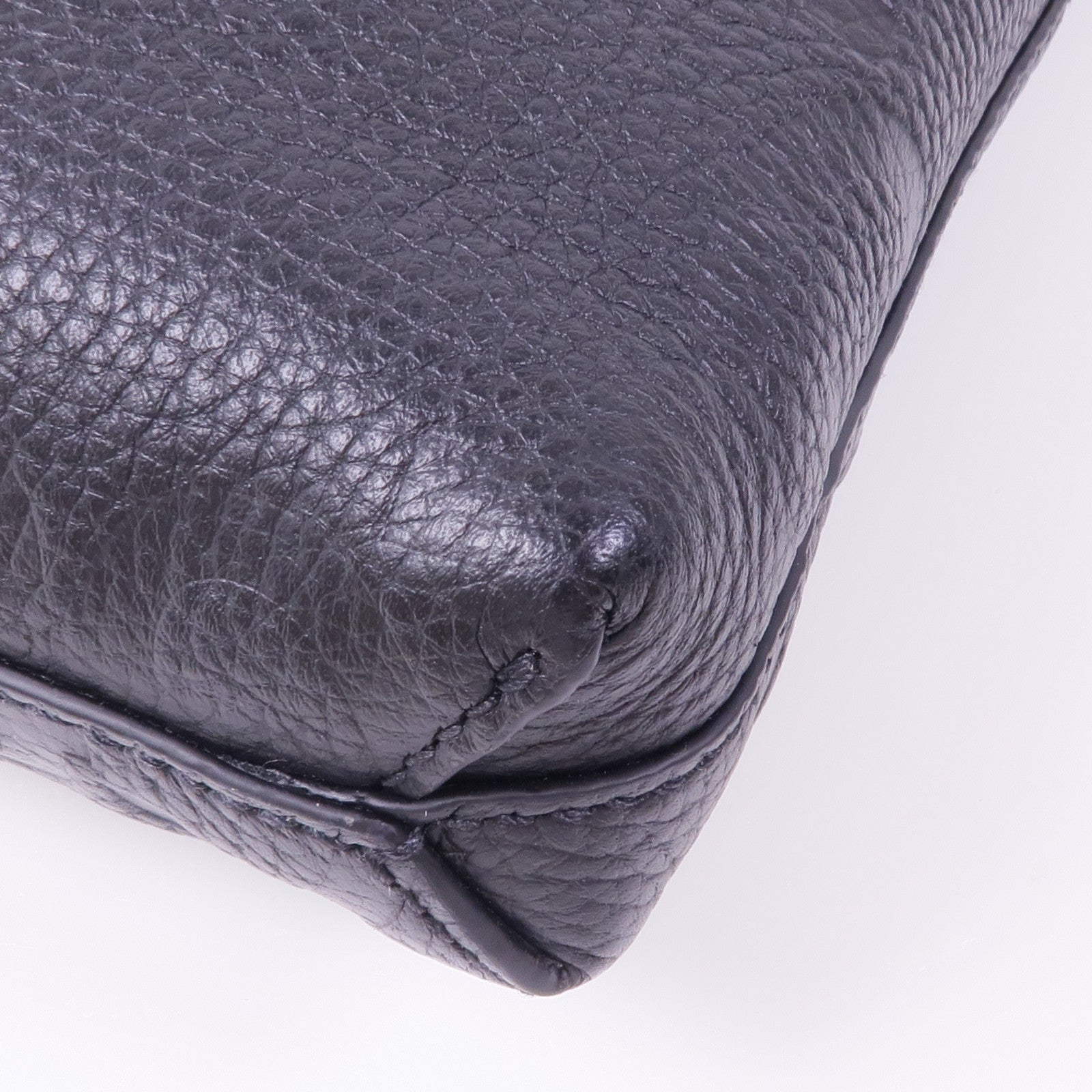 GUCCI 牛皮皮革Jumbo GG銀扣手挽肩背兩用袋