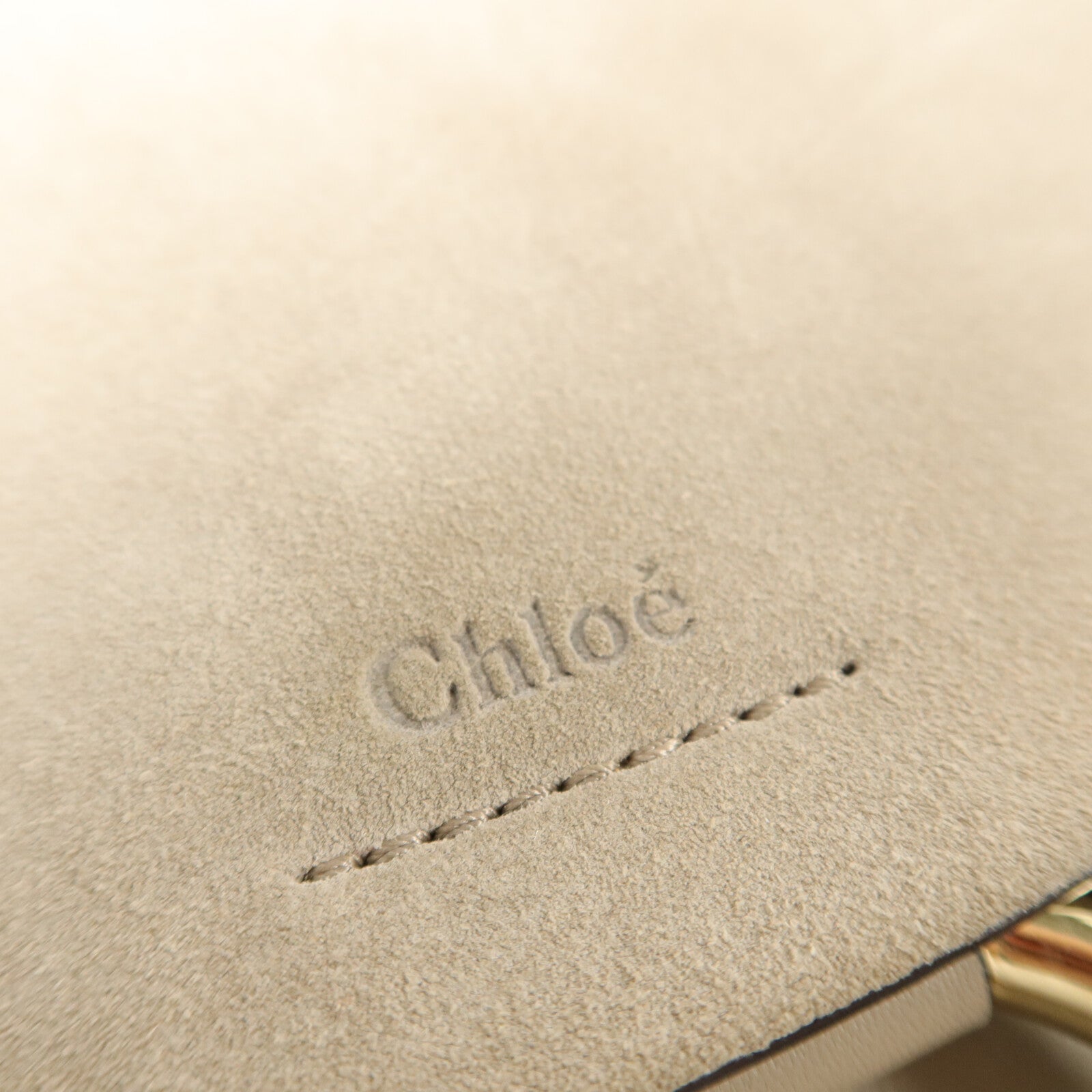 Chloe 牛皮皮革/麂皮皮革Faye肩背袋