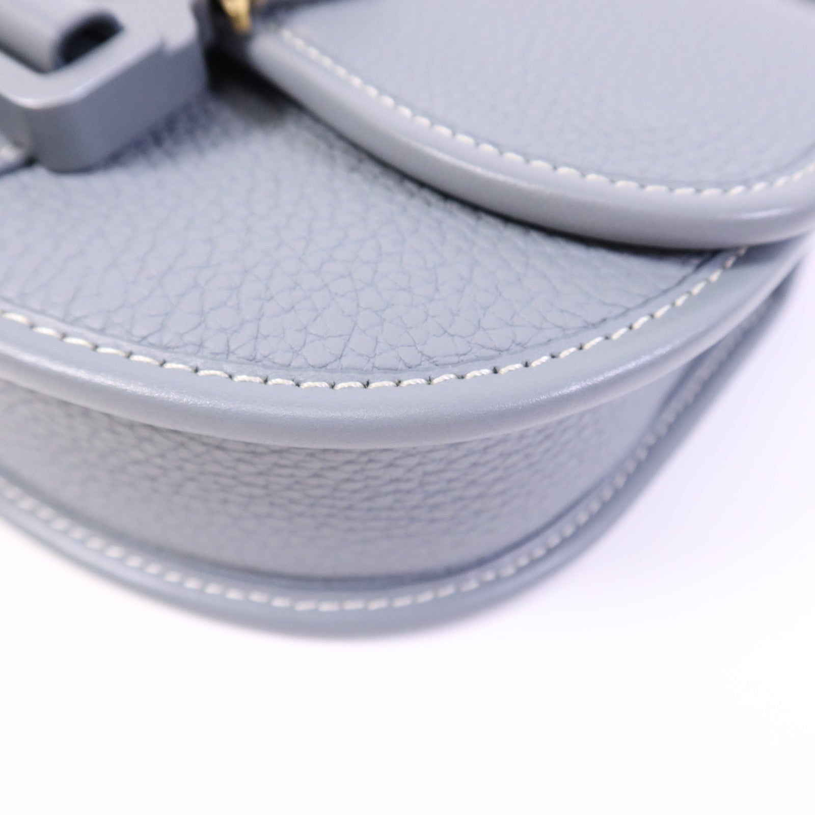 Dior 牛皮皮革Mini Gallop銀扣肩背袋