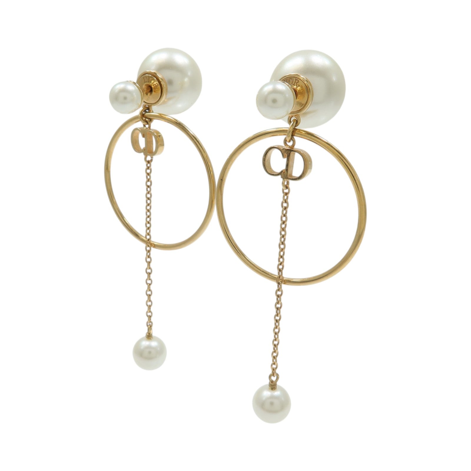 Dior PVC/金屬Dior Tribales Earrings耳環