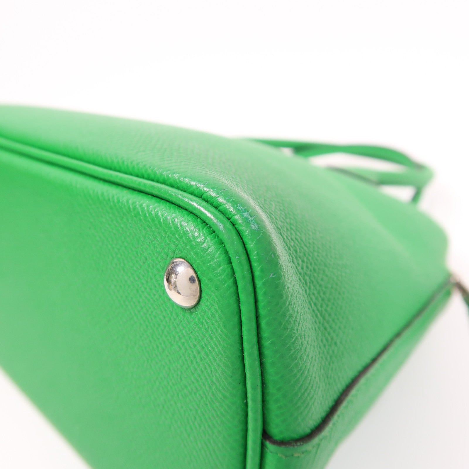 HERMES Epsom皮革Bolide 27銀扣手挽肩背兩用袋1K Bambou