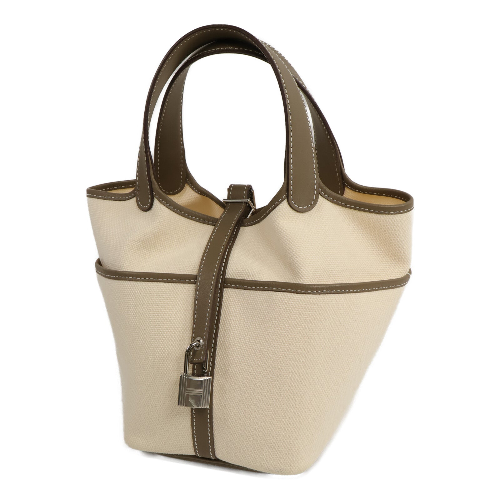 HERMES 帆布Picotin PM Cargo手挽袋