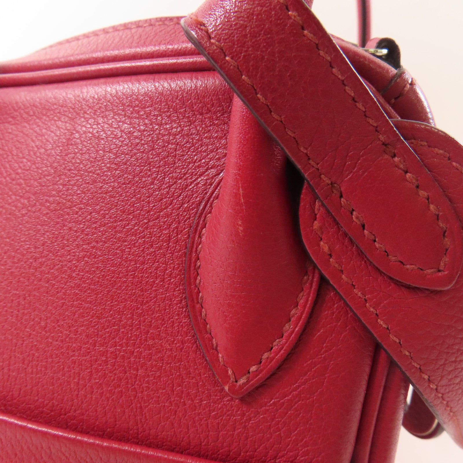 HERMES PHW Lindy 26 2 Way Bag Evercolor Leather