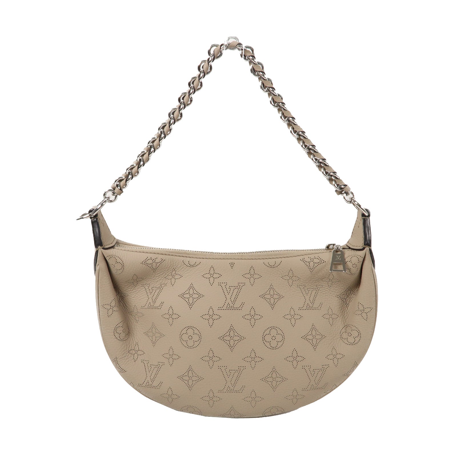 LOUIS VUITTON Mahina Baia PM銀扣手挽肩背兩用袋灰色