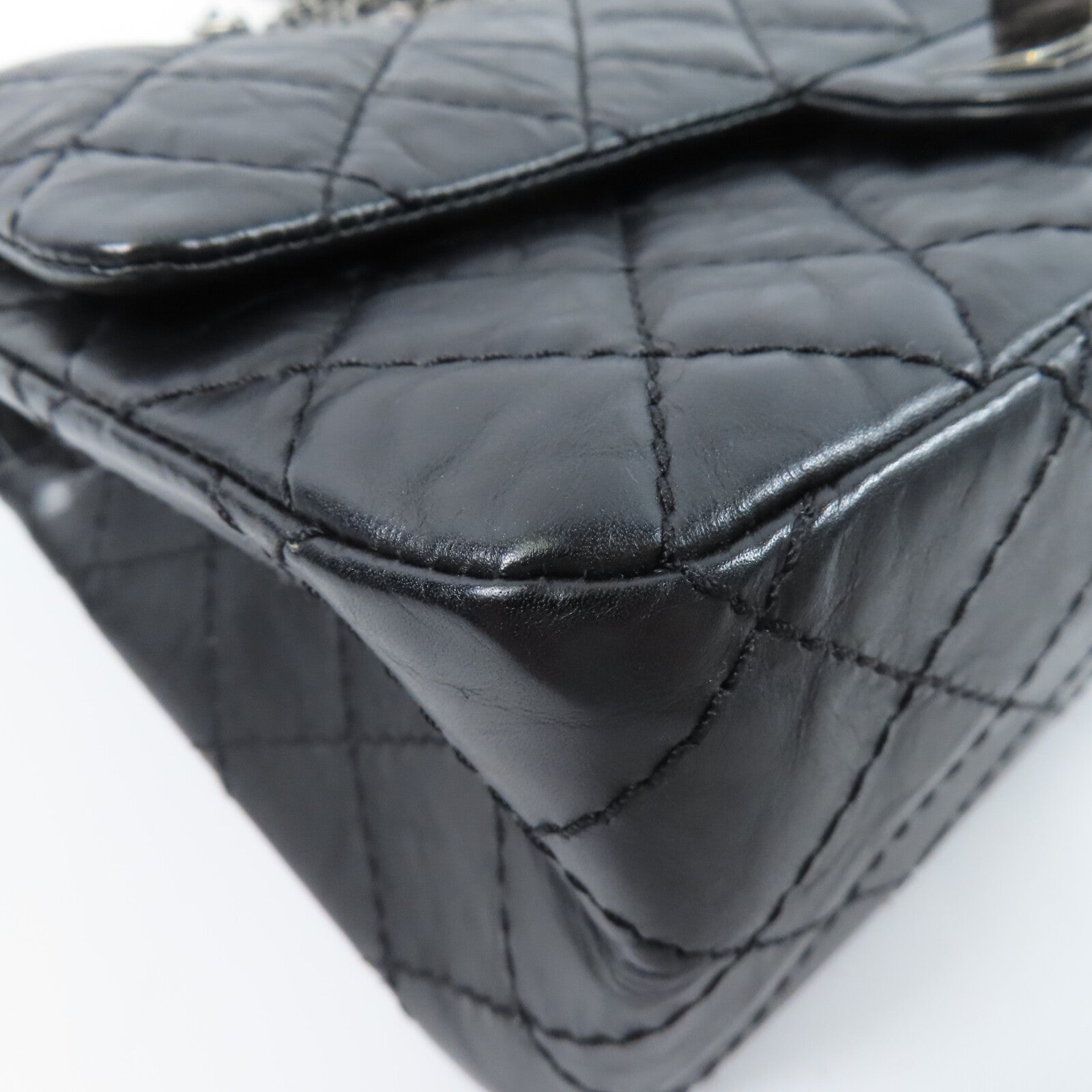 CHANEL 牛皮皮革2.55 Small鏈帶肩背袋