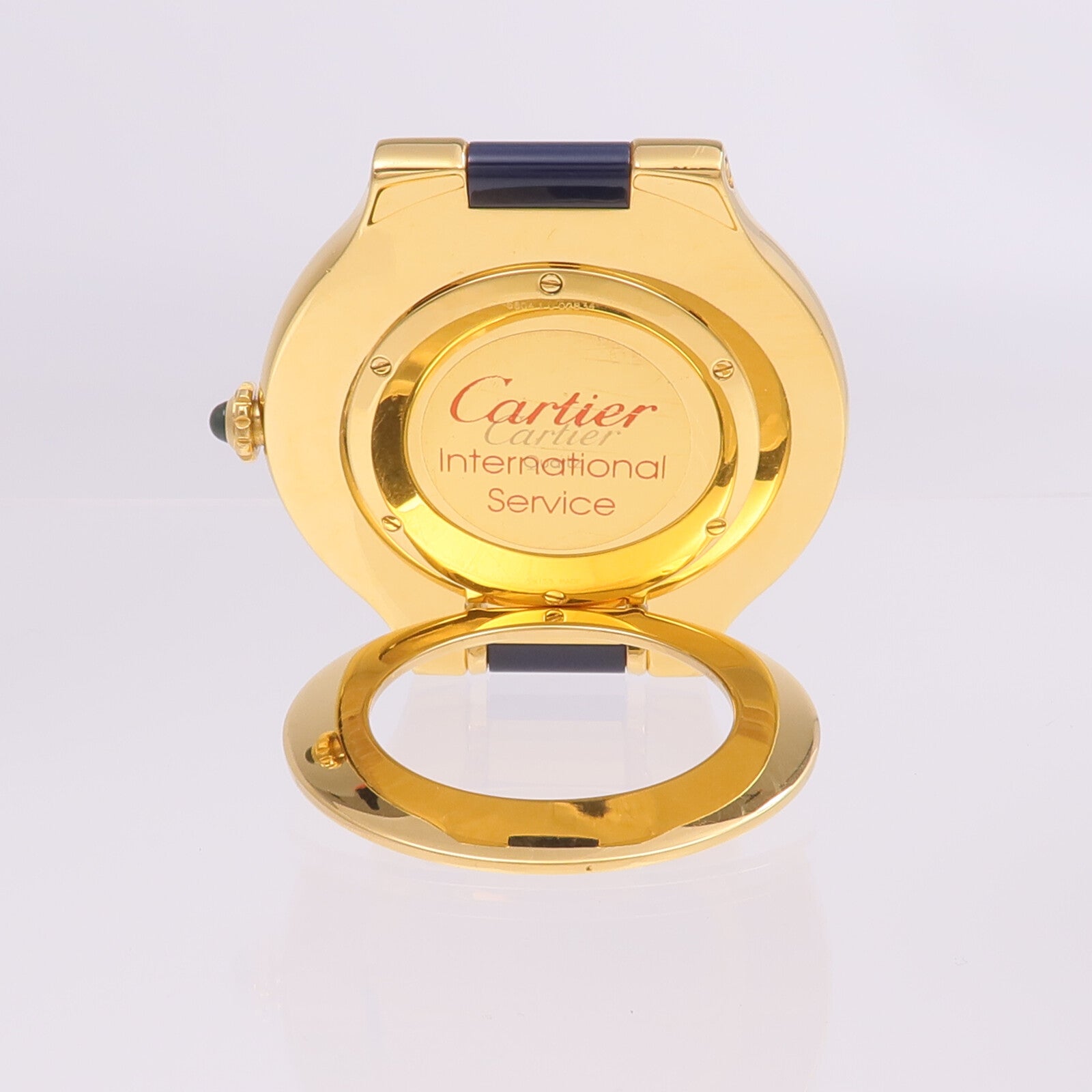 CARTIER Must De 21 Travel Alarm Clock 6604