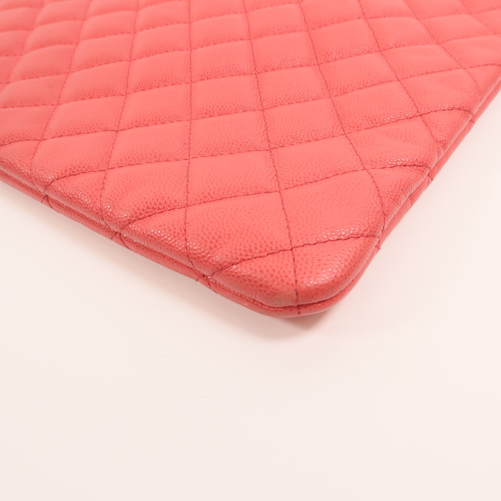 CHANEL 牛皮皮革Clutch Bag金扣手拿包