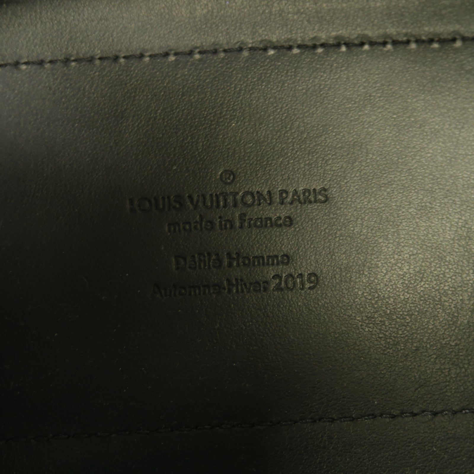 LOUIS VUITTON Monogram Mesh/皮革Soft Trunk肩背袋黑色